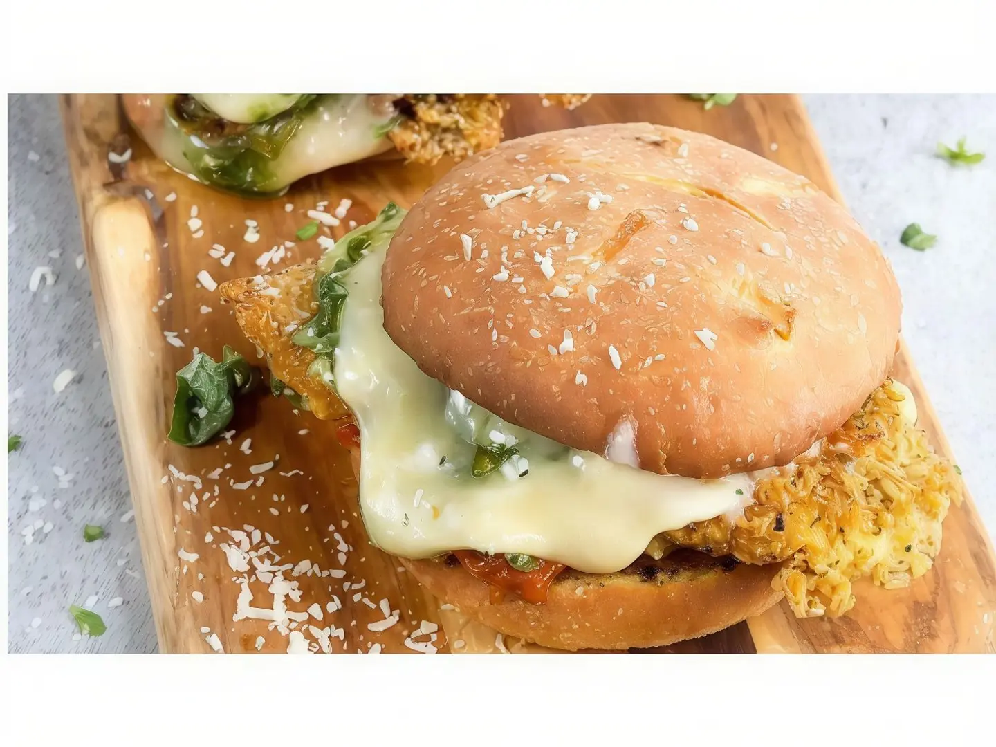 Chicken Burger With Cheese