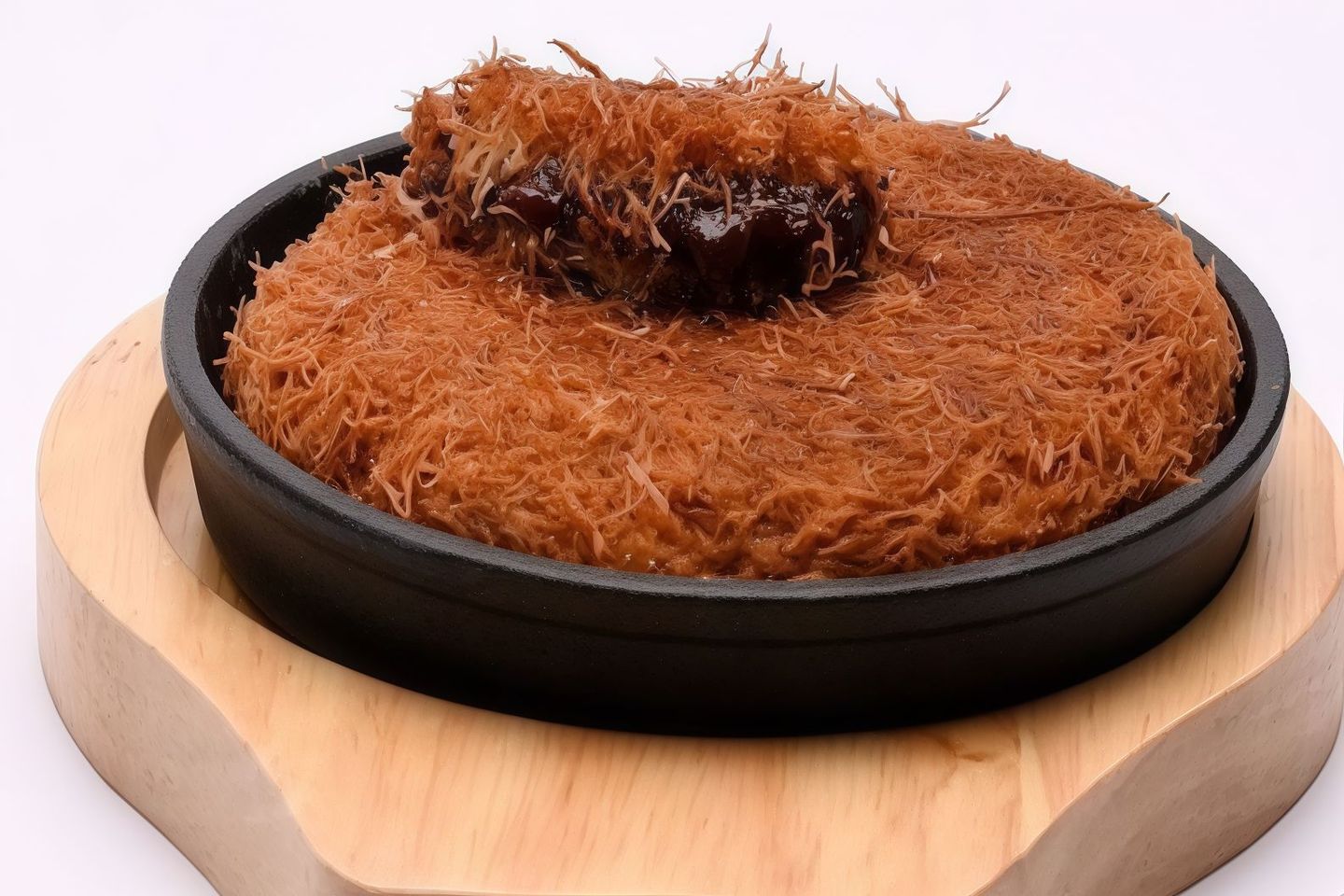 كنافة خشنة موز بالنوتيلا