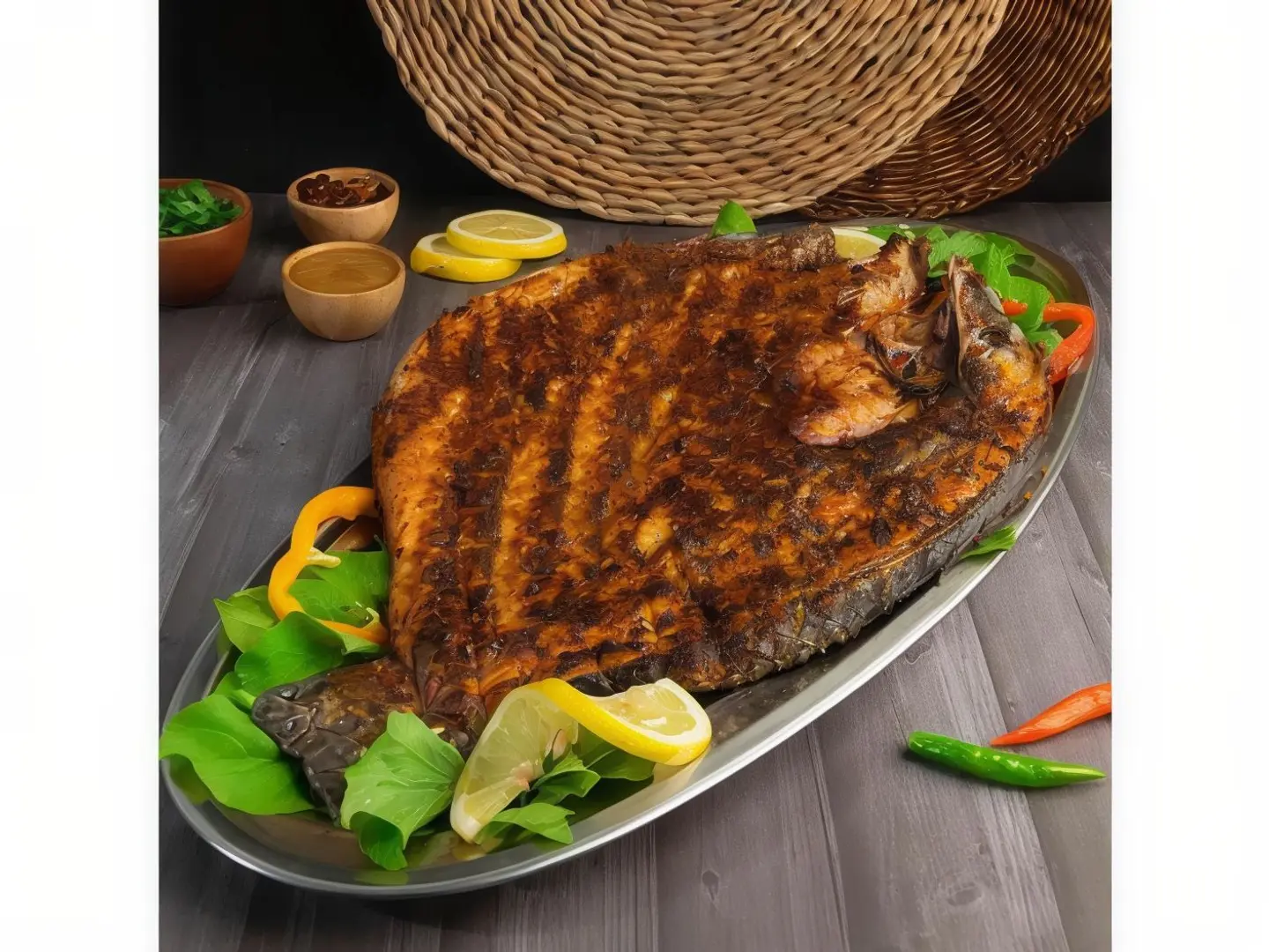 Arousa Fish On Charcoal