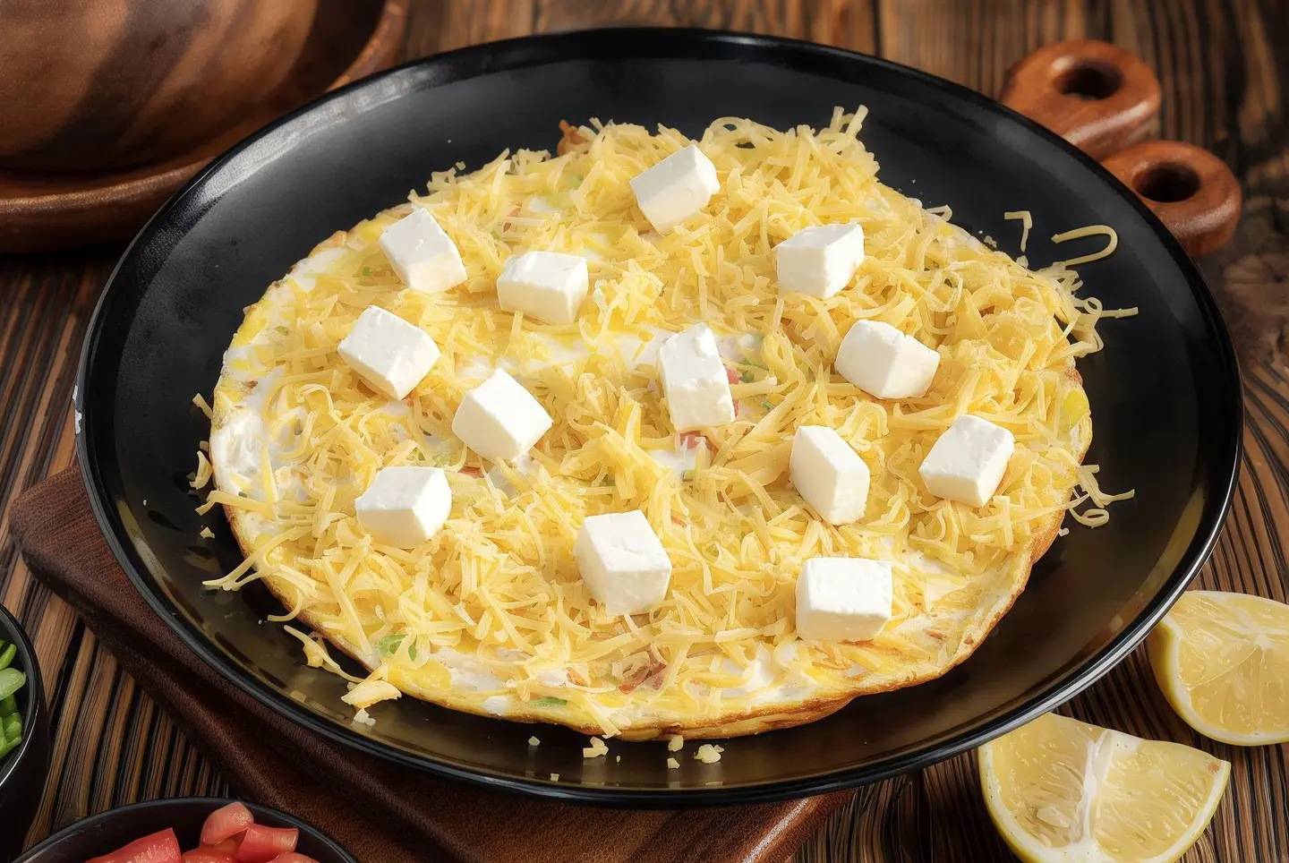 بيض ثلاثة اجبان