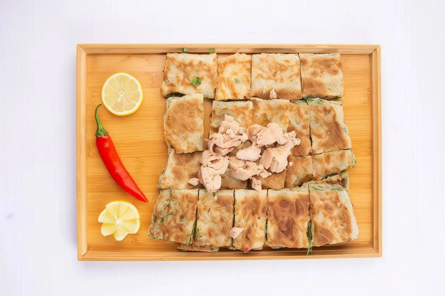 مطبق خضار تونة