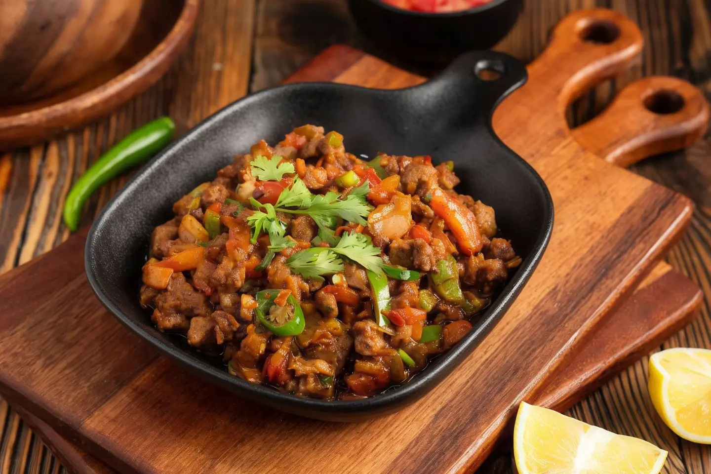 لحم مقلقل بلدى