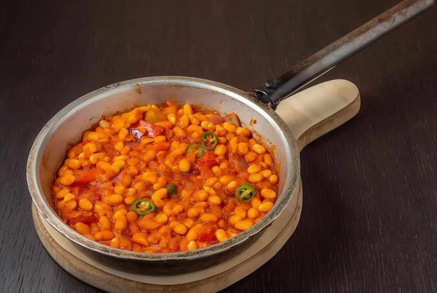 فاصوليا بالبيض