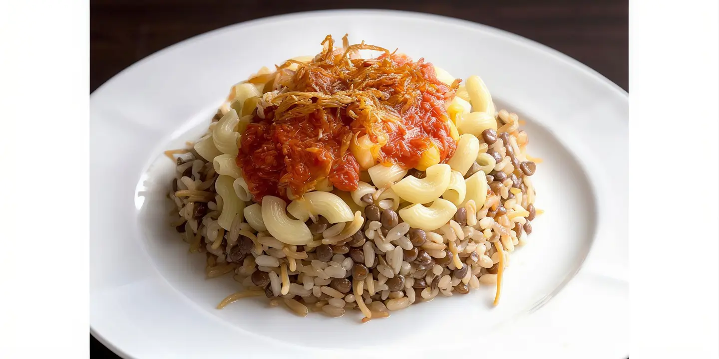 Plain Koshari
