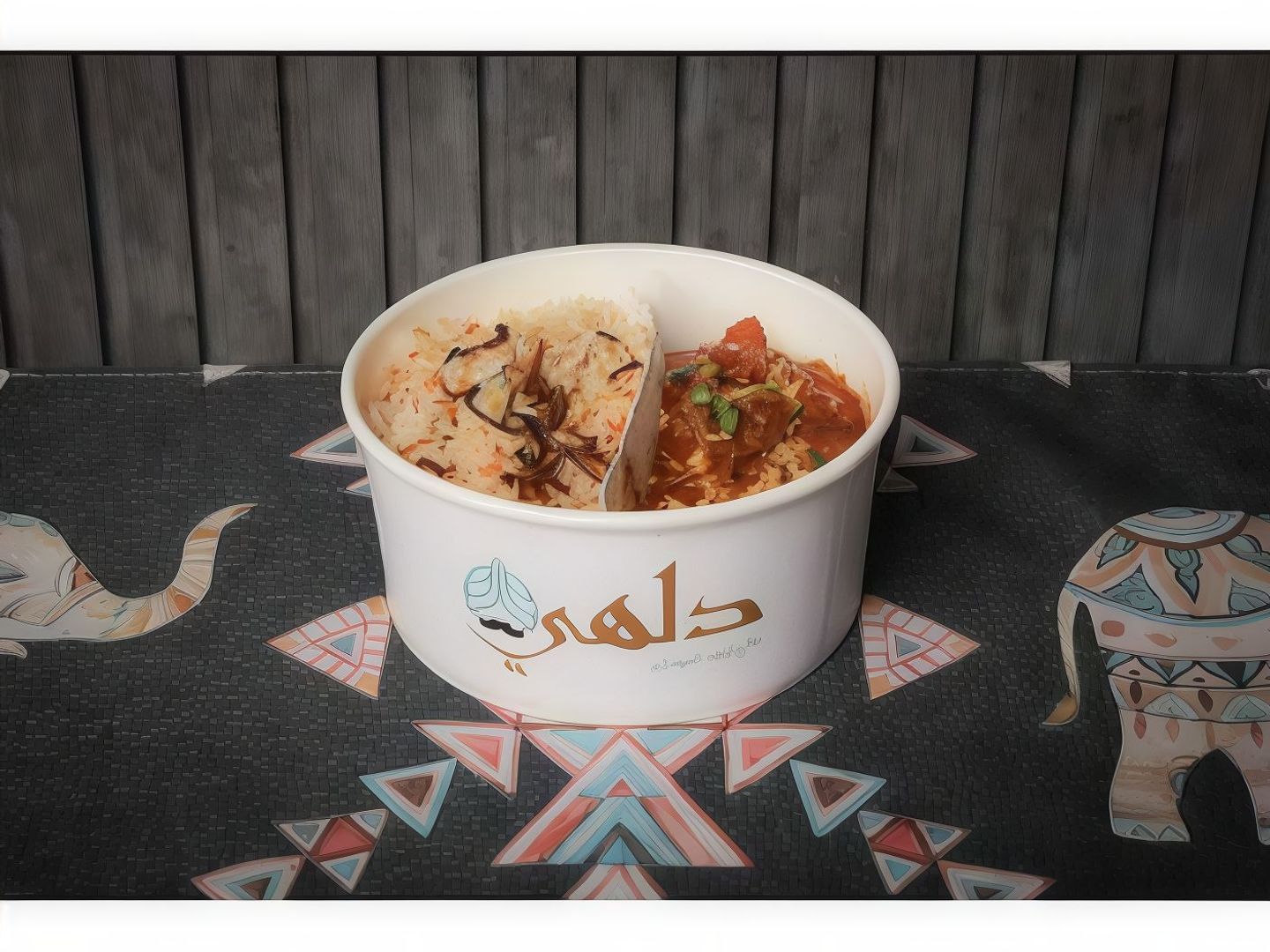 دجاج كراهى مع الارز