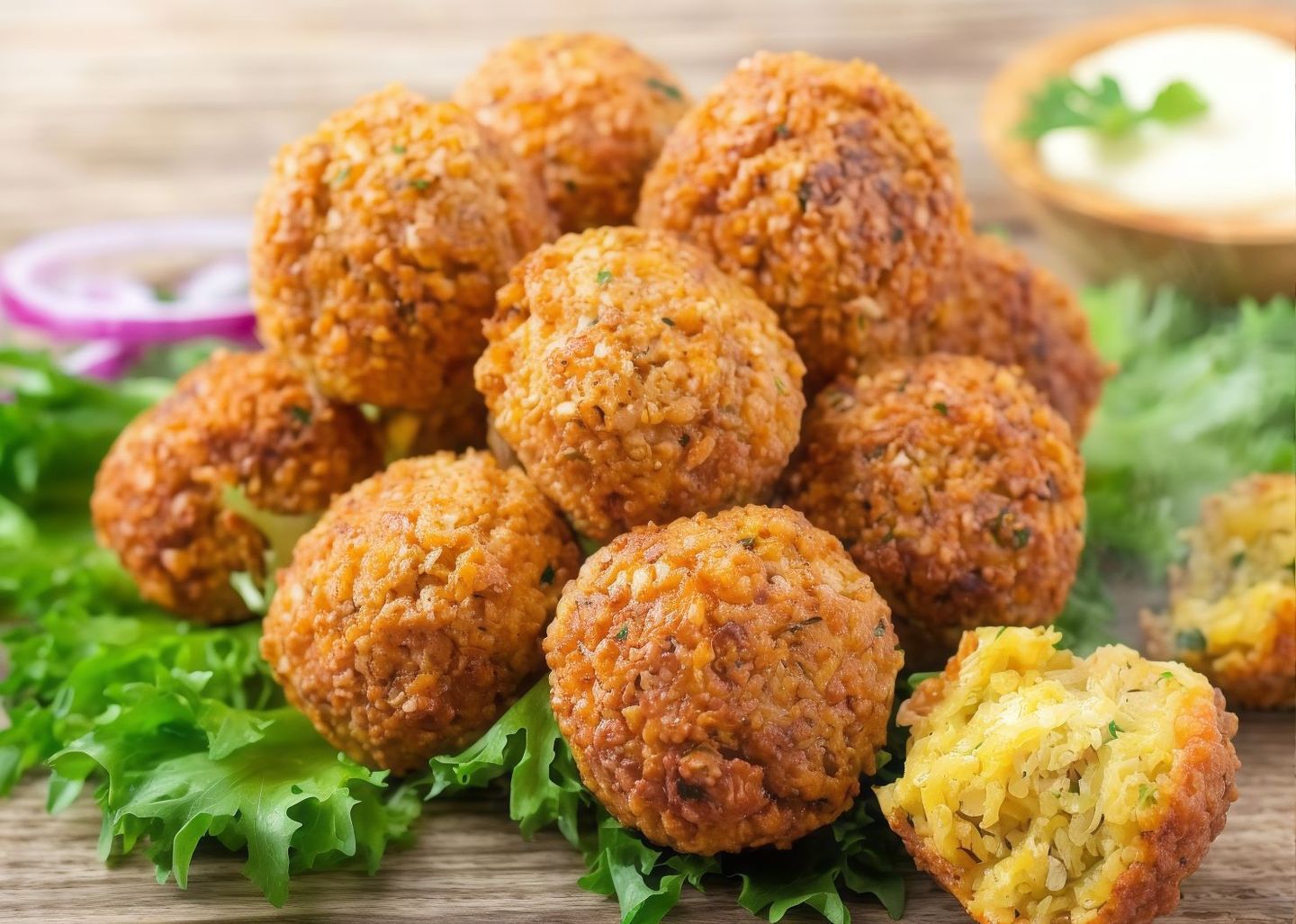 حبات فلافل محشي