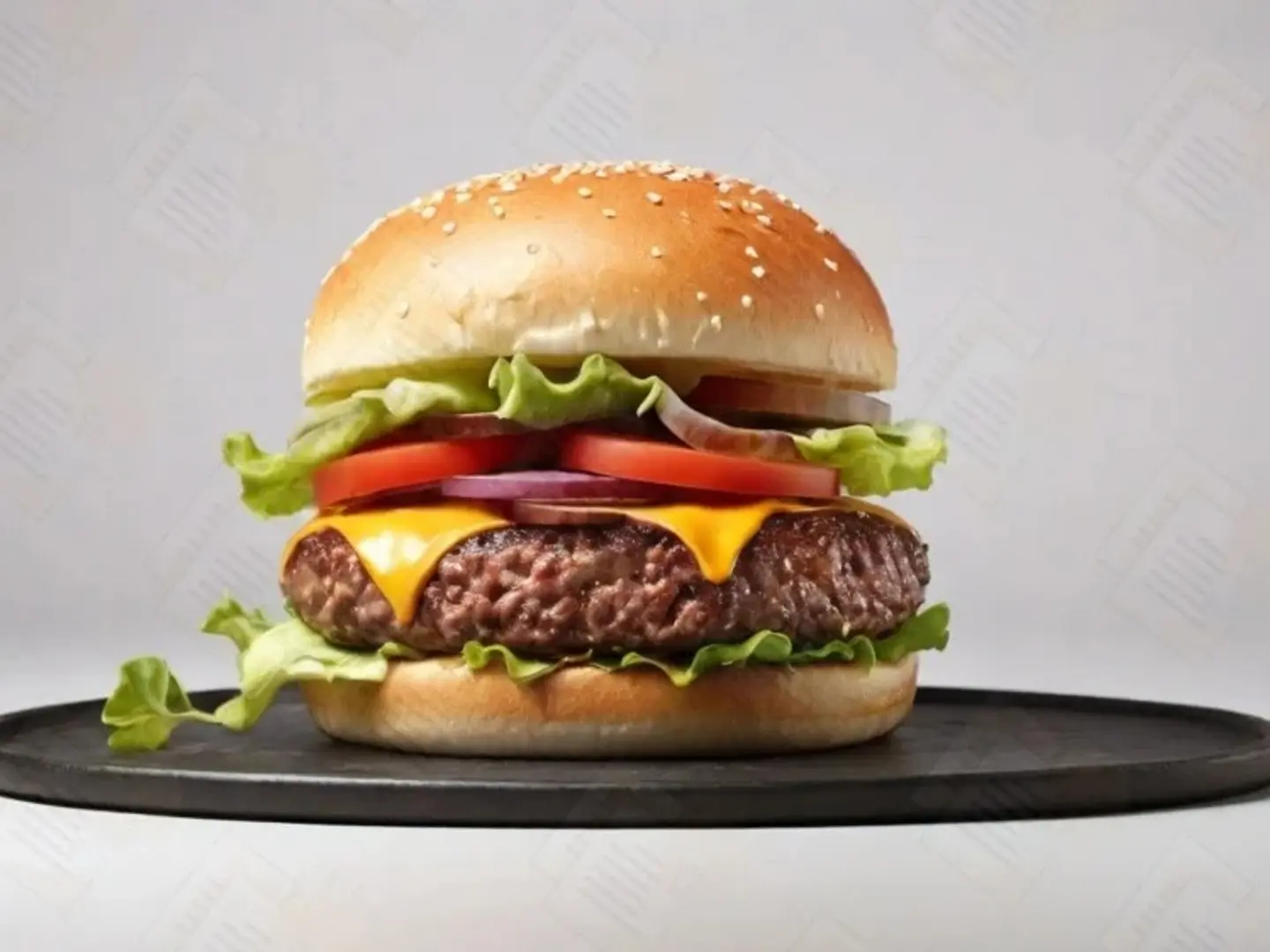 سندويش برجر لحم