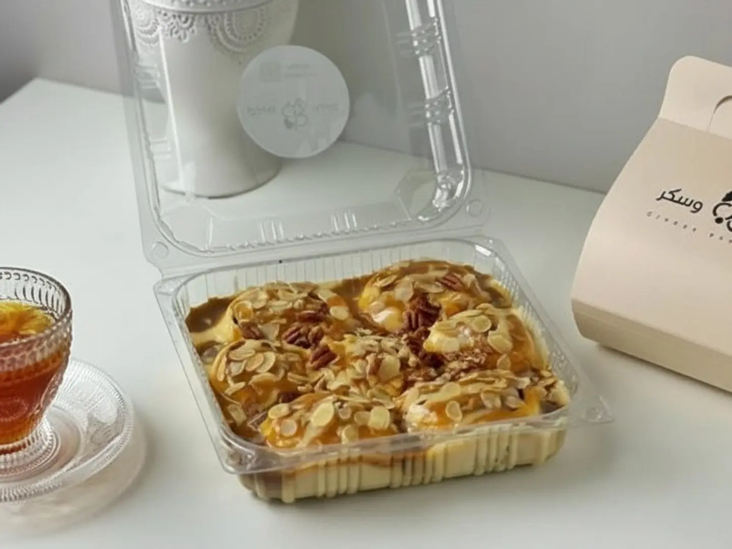 حلا سينابون عنب وسكر