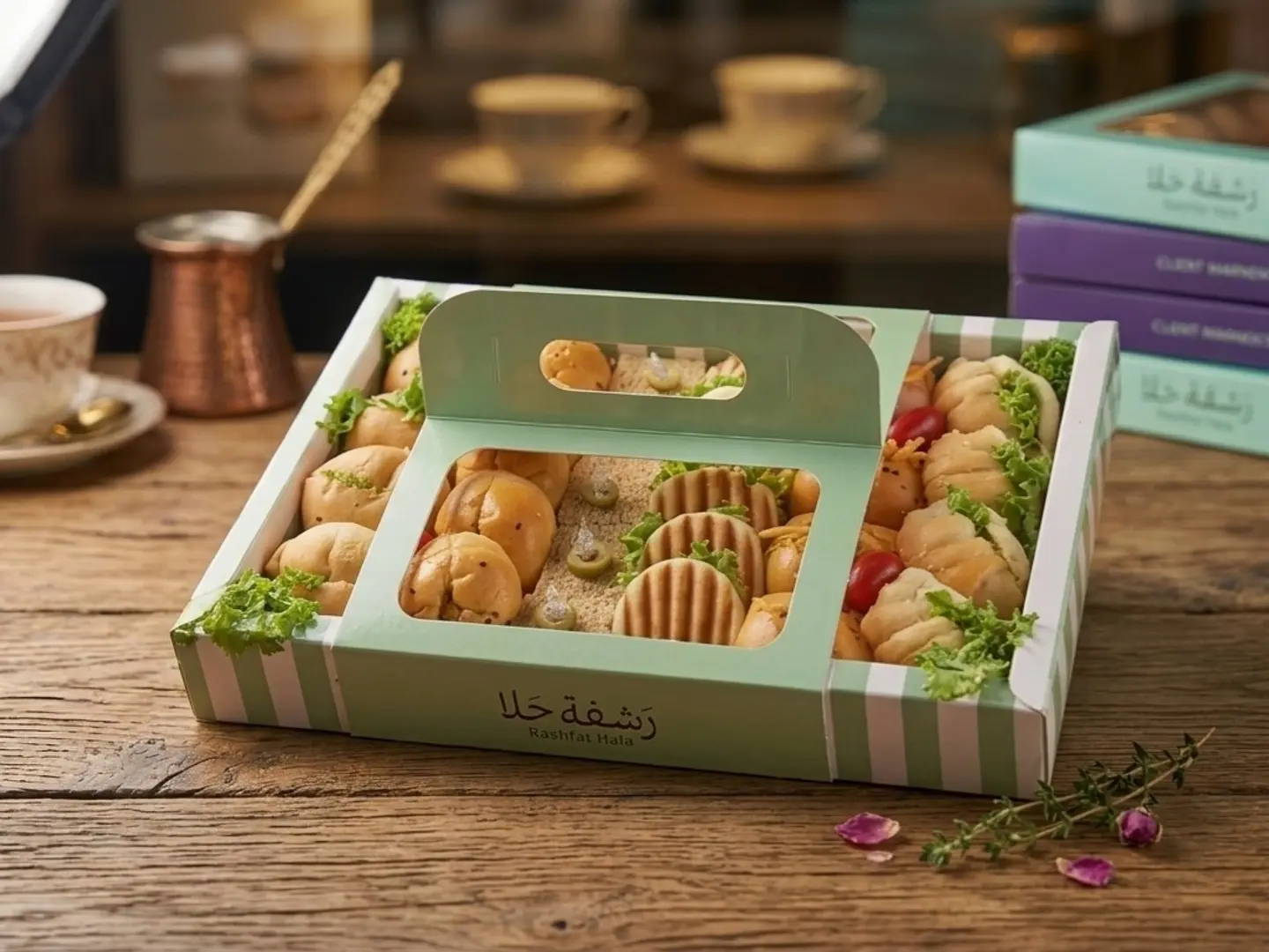 بوكس فطائر رشفة في اي بي