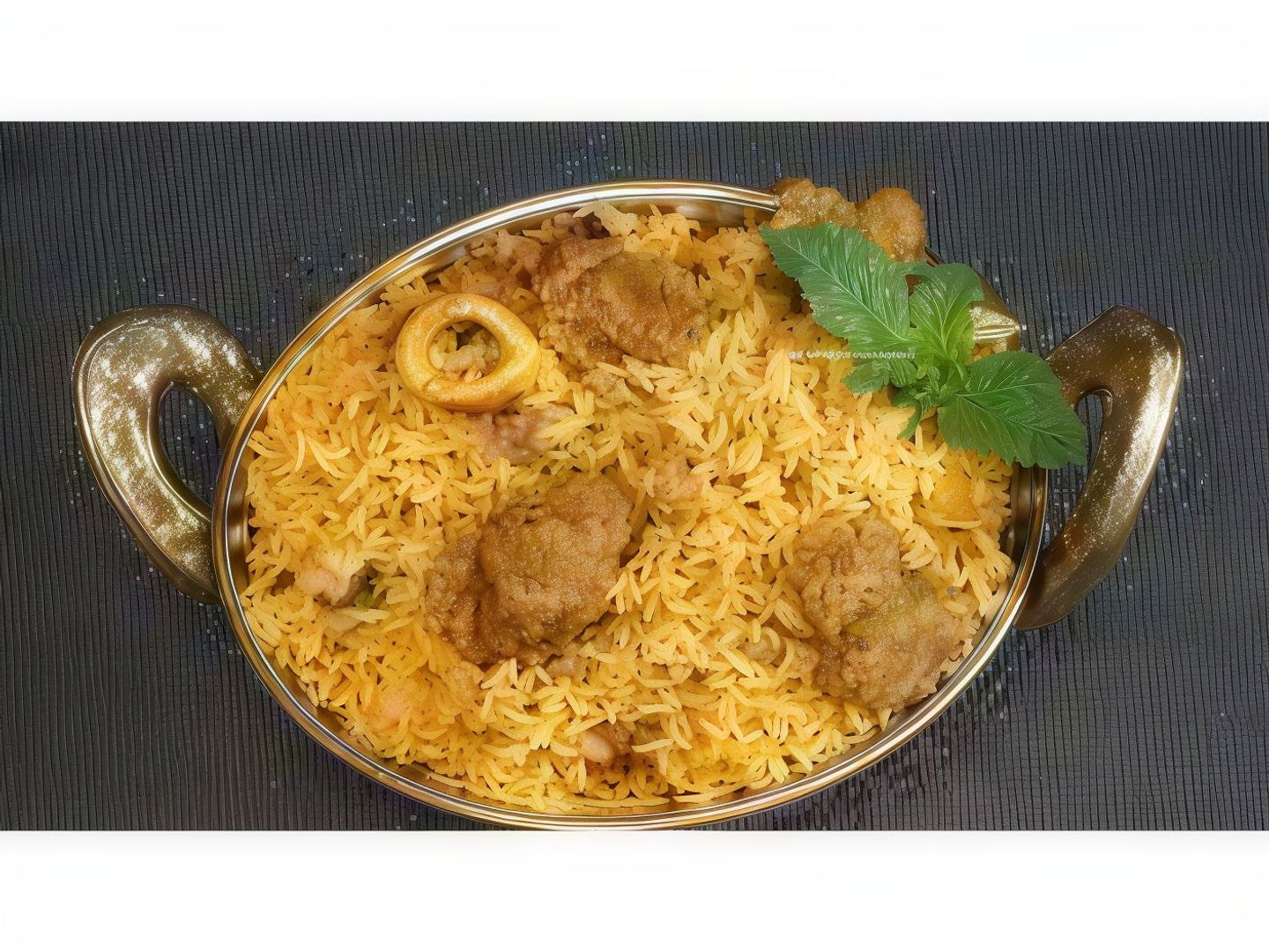 Mutton Briyani (Seeragasamba Rice)