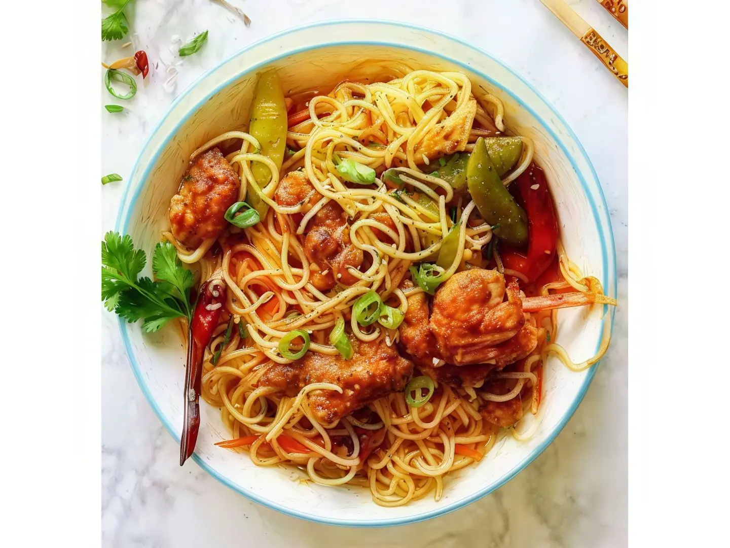 Chicken Schezwan Noodles
