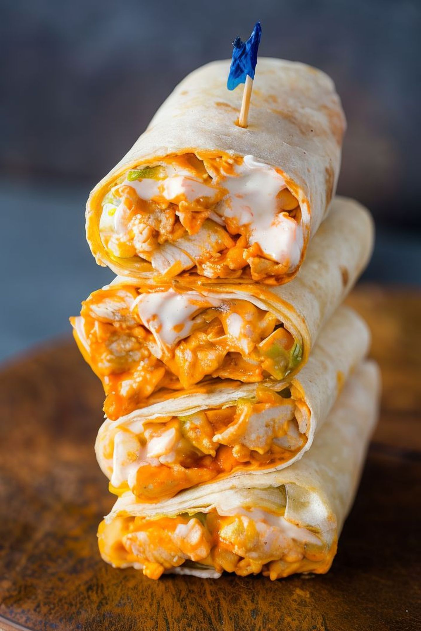 Spicy Chicken Strips Wraps