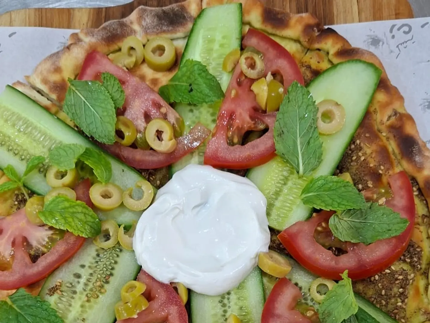 Zataar With Labneh Double