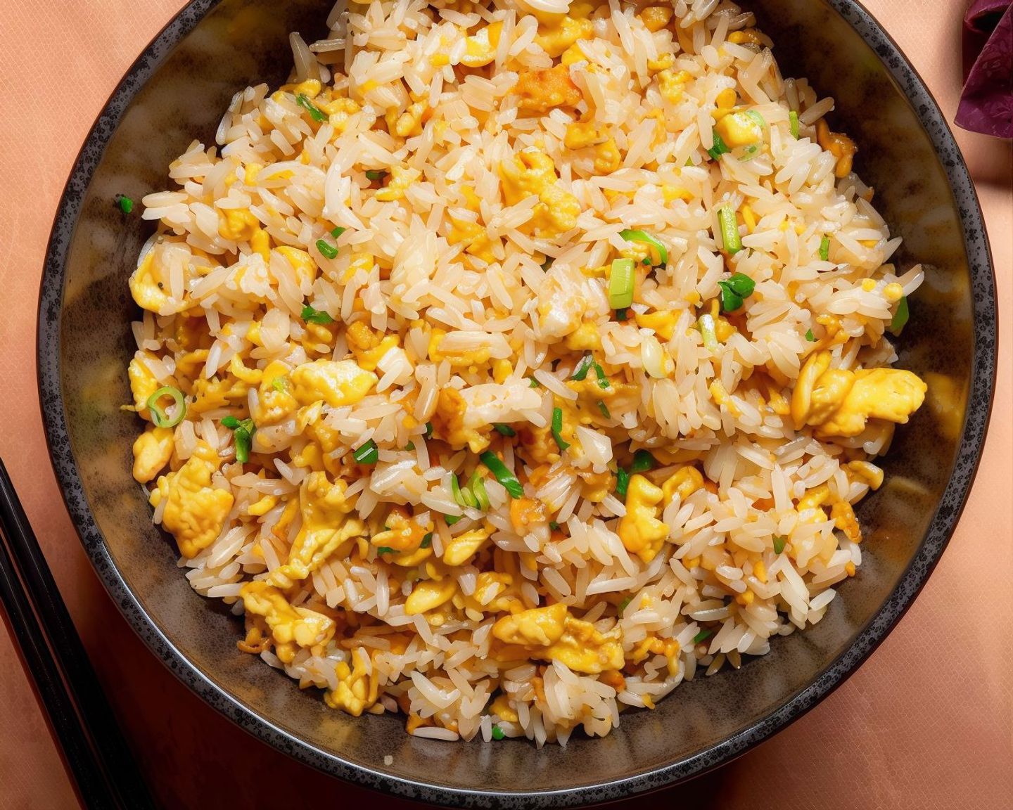 Chinese Rice With Eggs