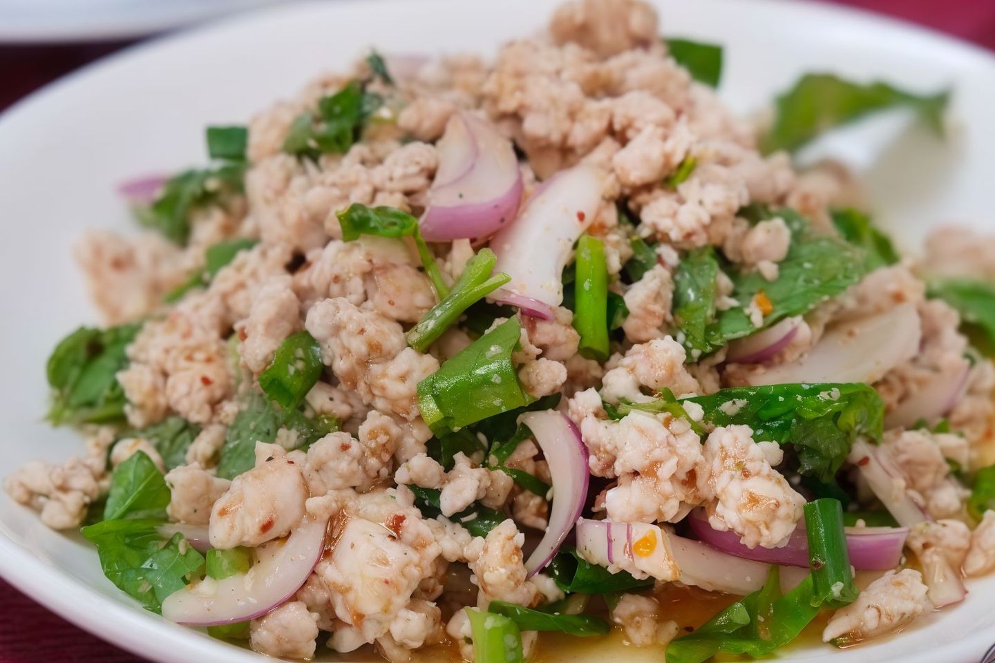Chicken Minced Spicy Salad