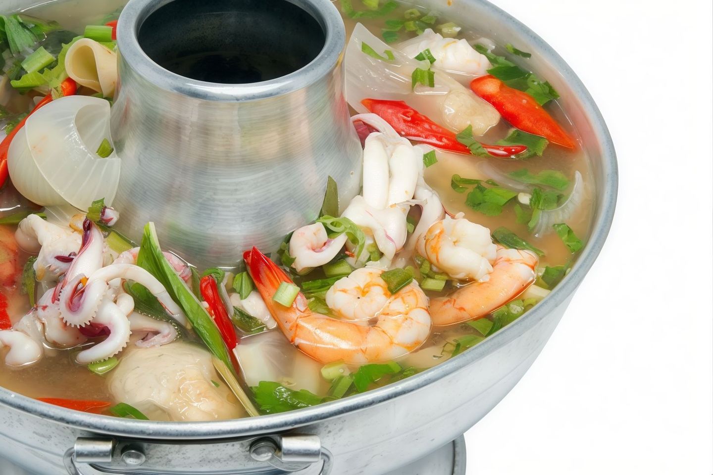 Large Tom Yum Mixed Seafood Soup