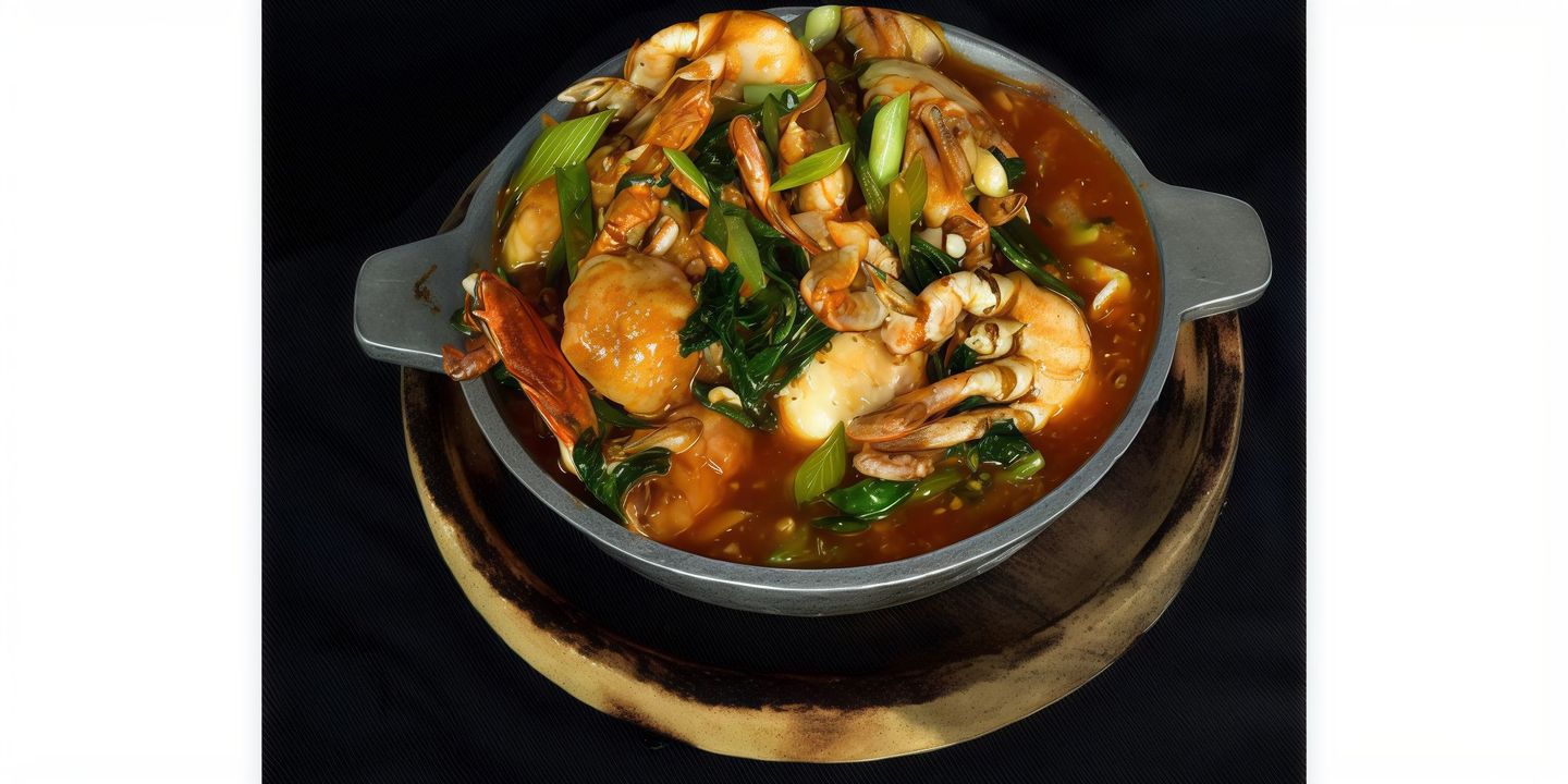 Sizzling Mixed Seafood