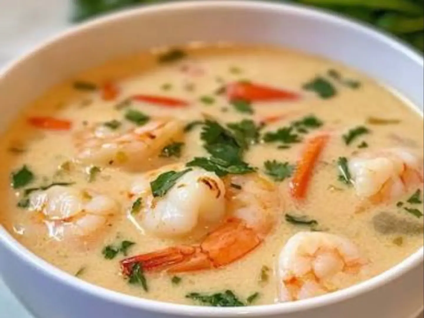 Coconut Milk Soup With Shrimp ( Tom Kakai )