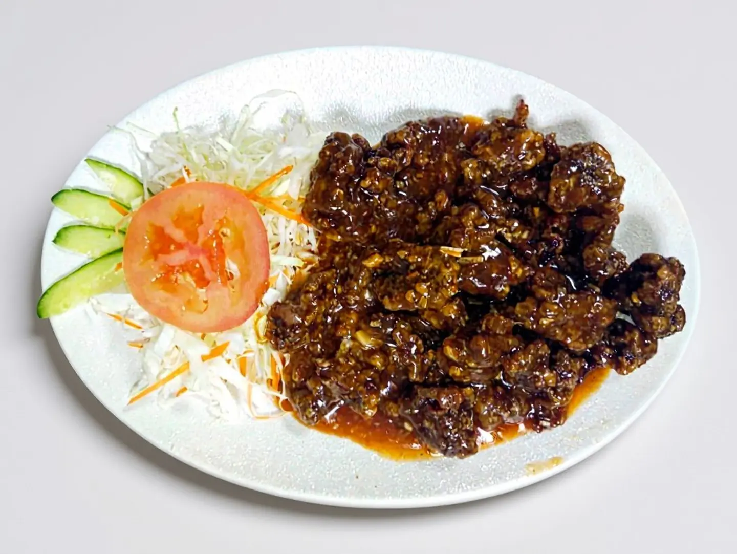 Beef With Garlic And Pepper