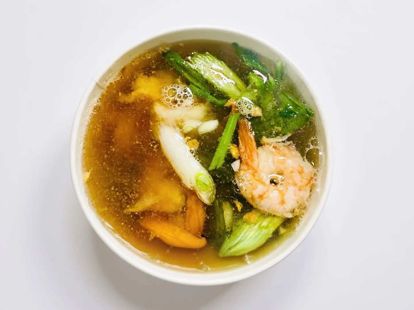 Chinese Soup With Shrimp