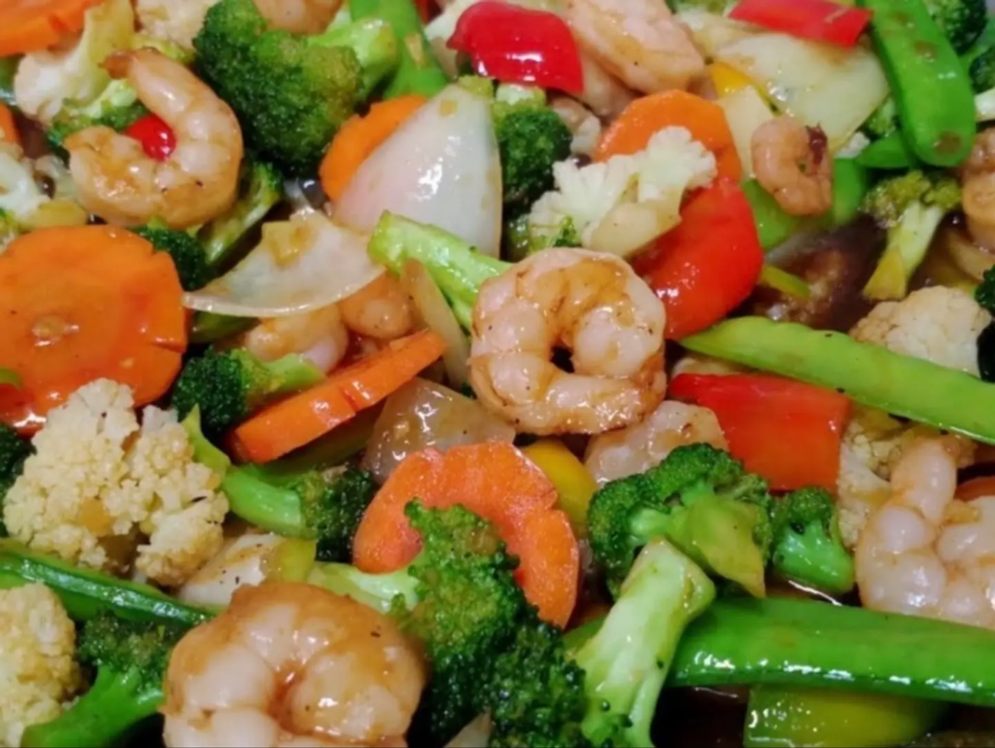 Mix Vegetables With Seafood