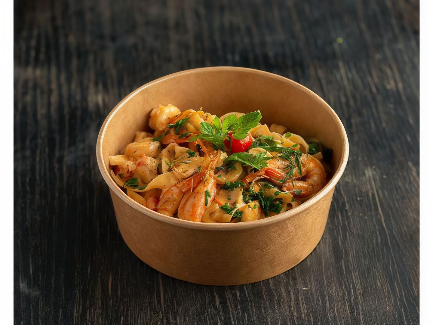 Tagliatelli Shrimp Pasta