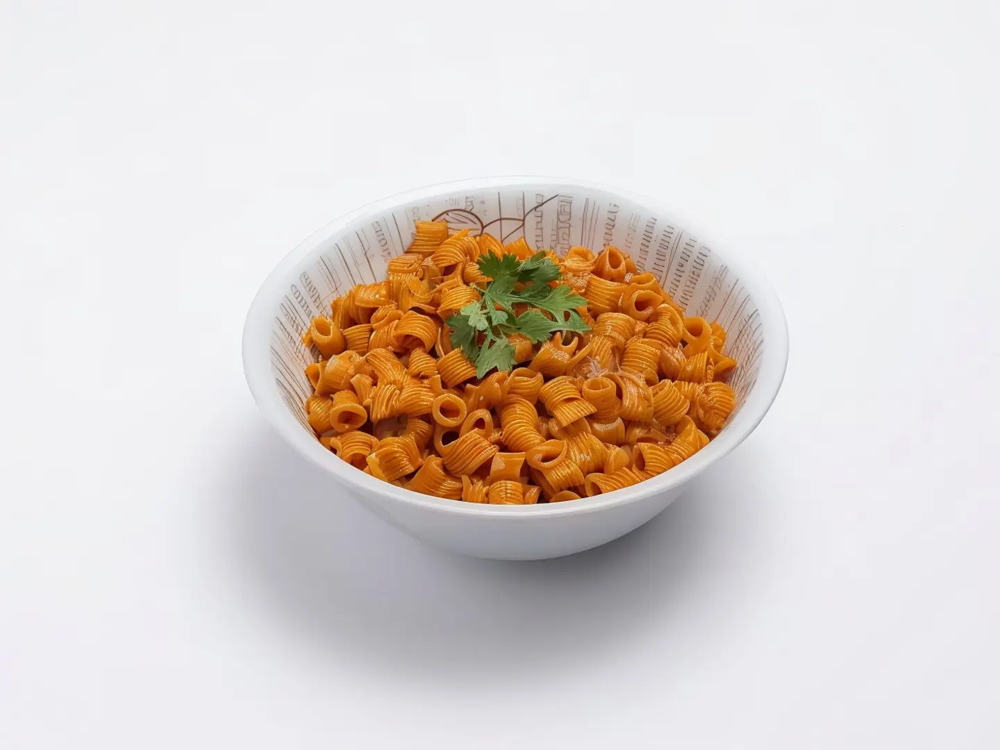 صحن صغير مكرونة