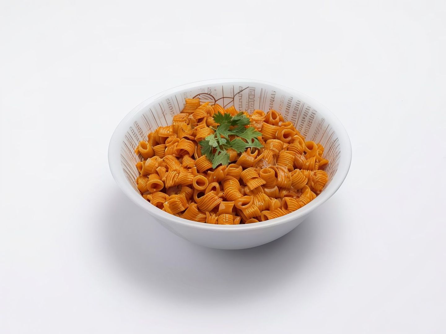 صحن صغير مكرونة