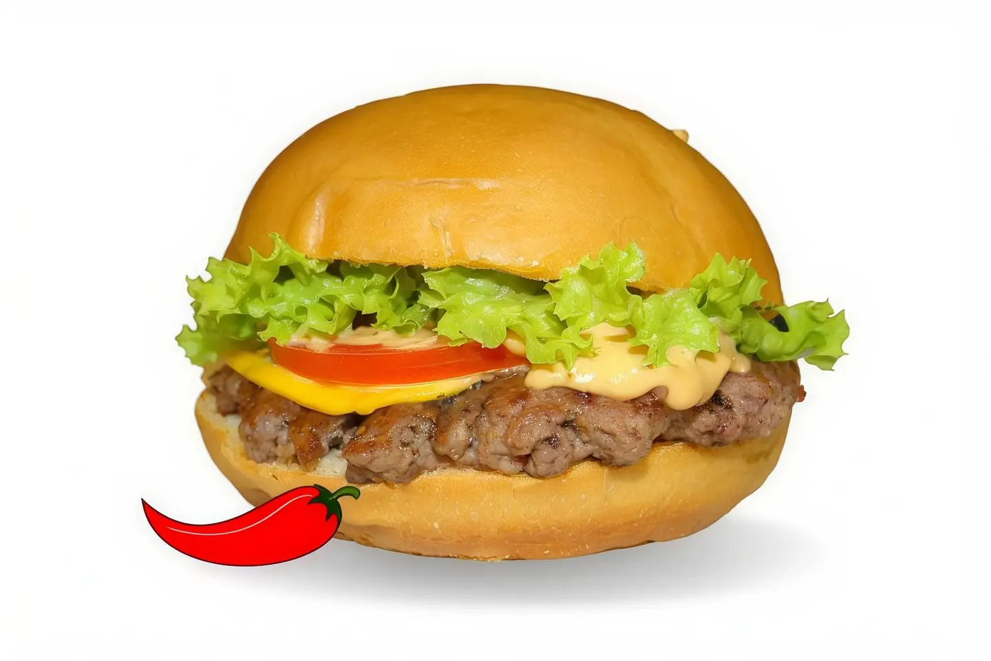 Spicy Classic Beef Burger - Sandwich