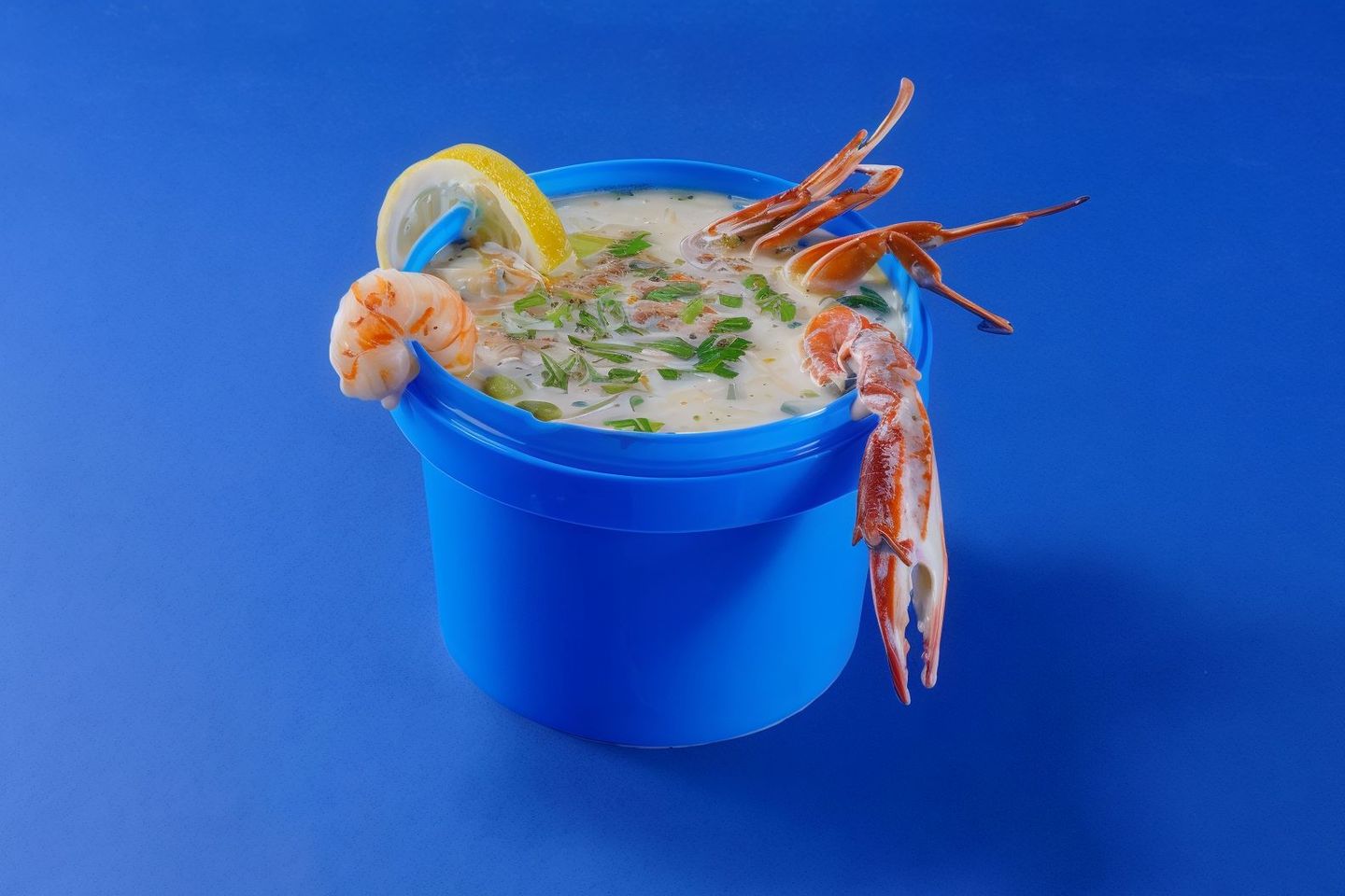 شوربة سي فود بالكريمه