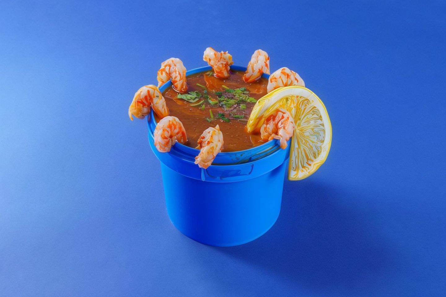 شوربة جمبري حمراء