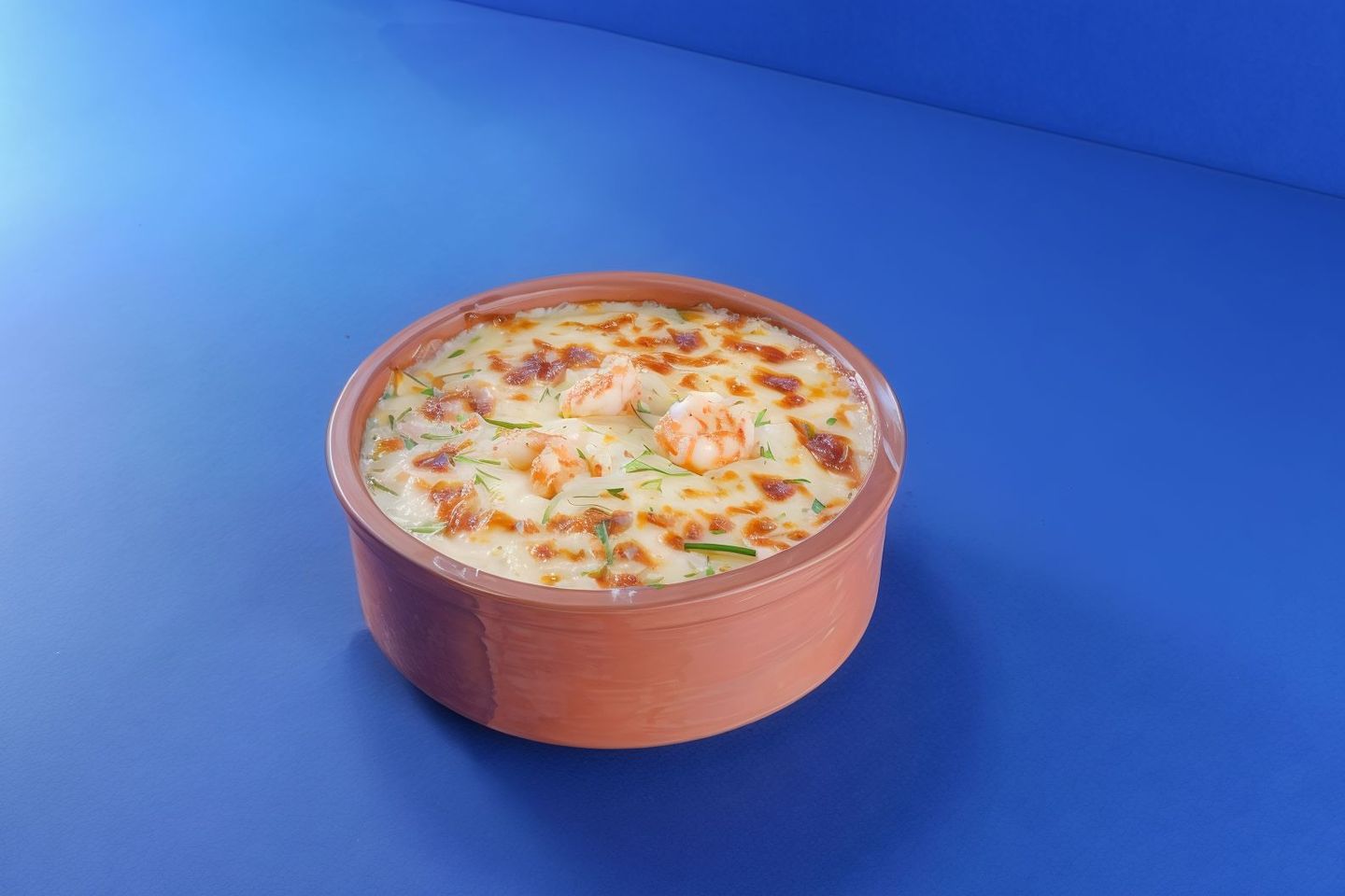 طاجن روبيان ابيض