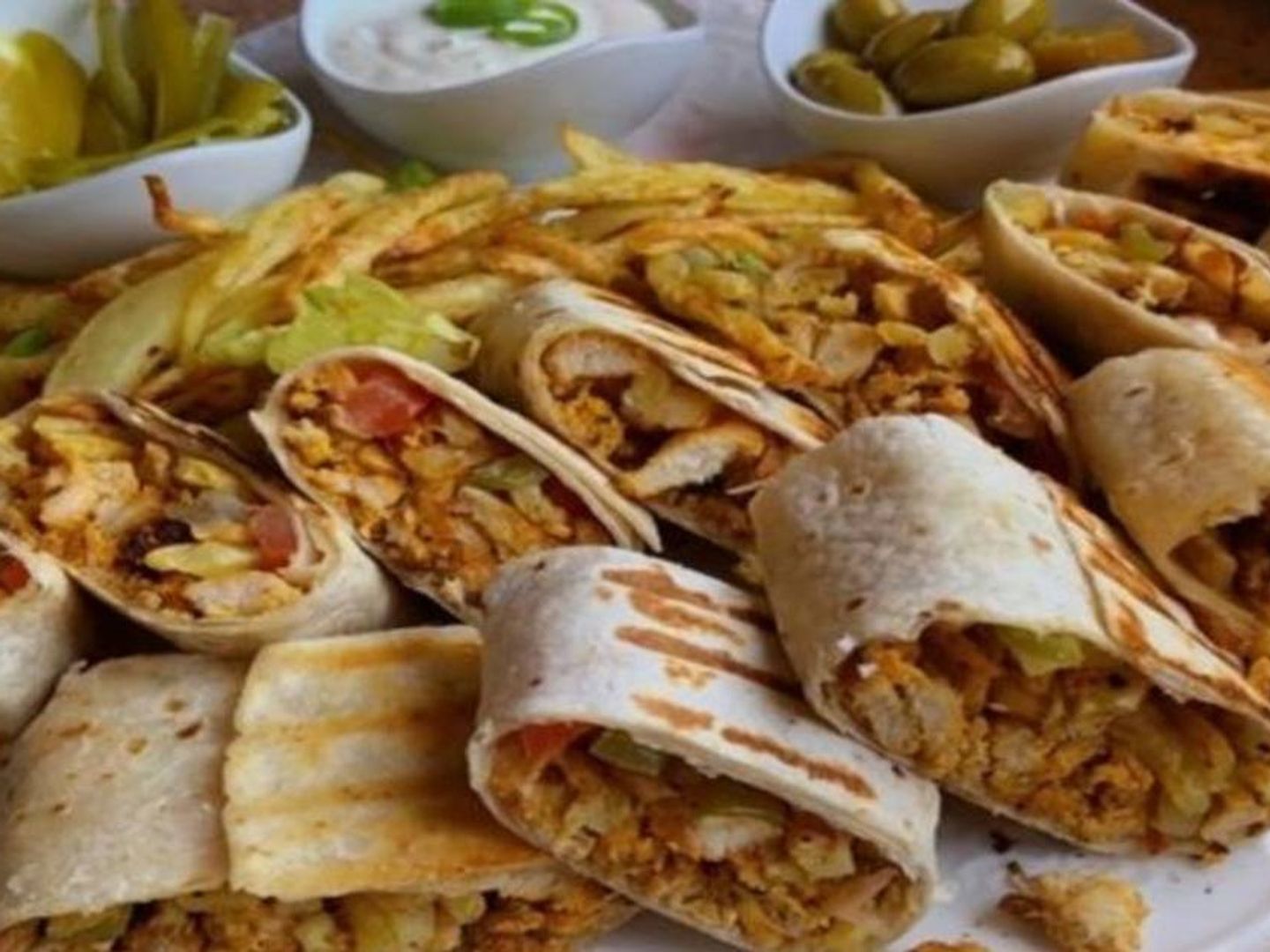 شاورما عربي عائلي صغير