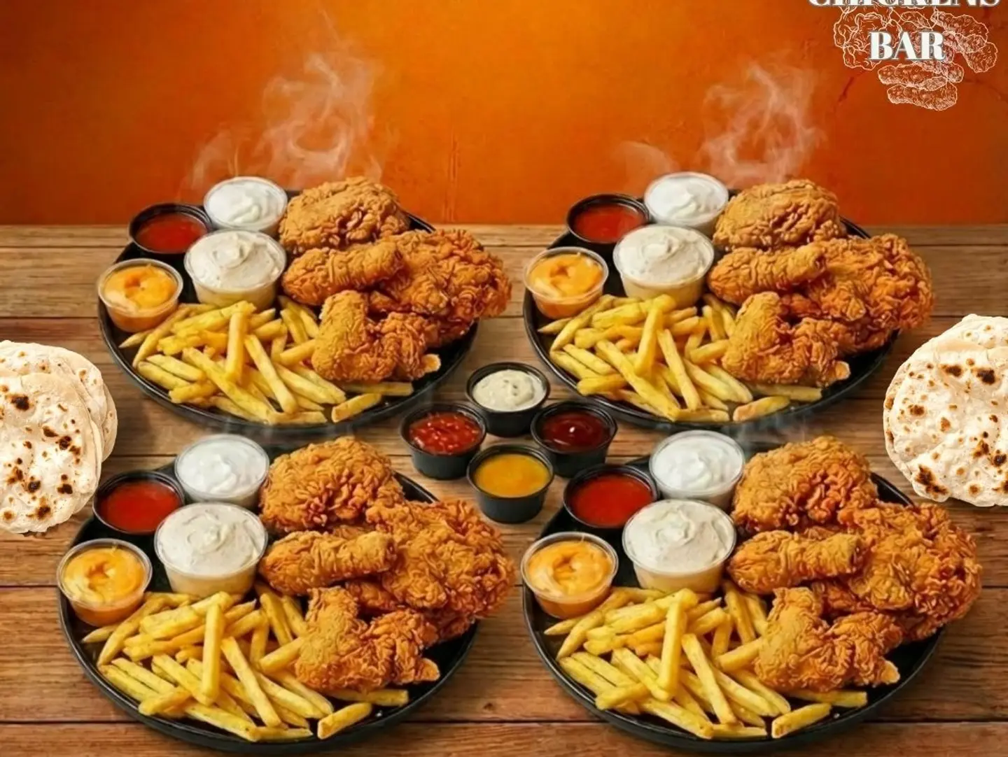 Broasted Chicken Offer X4