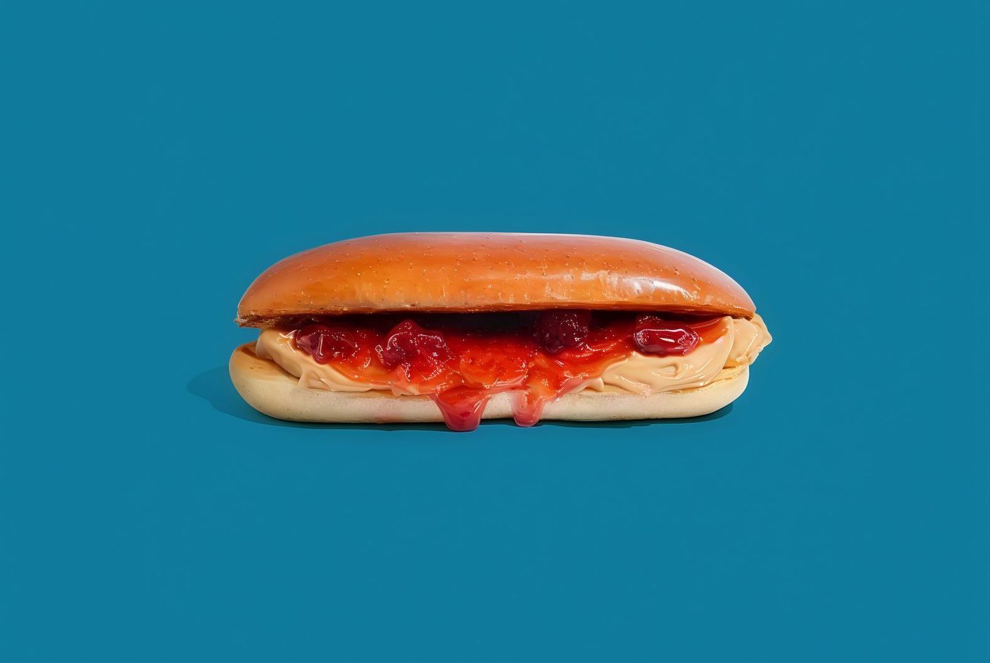 Peanut Butter With Jam Sandwich