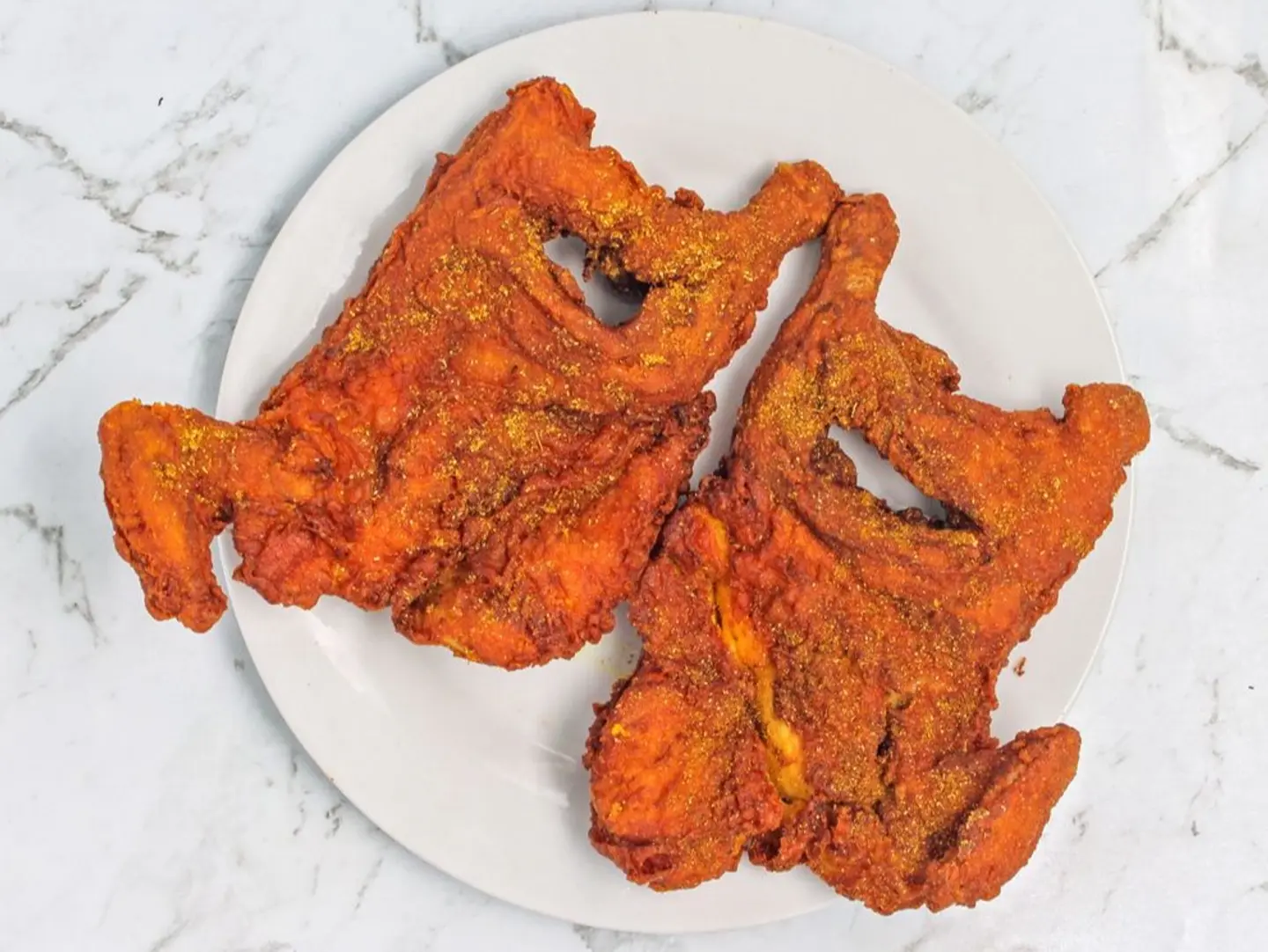 Plain Fried Chicken - Half A Chicken