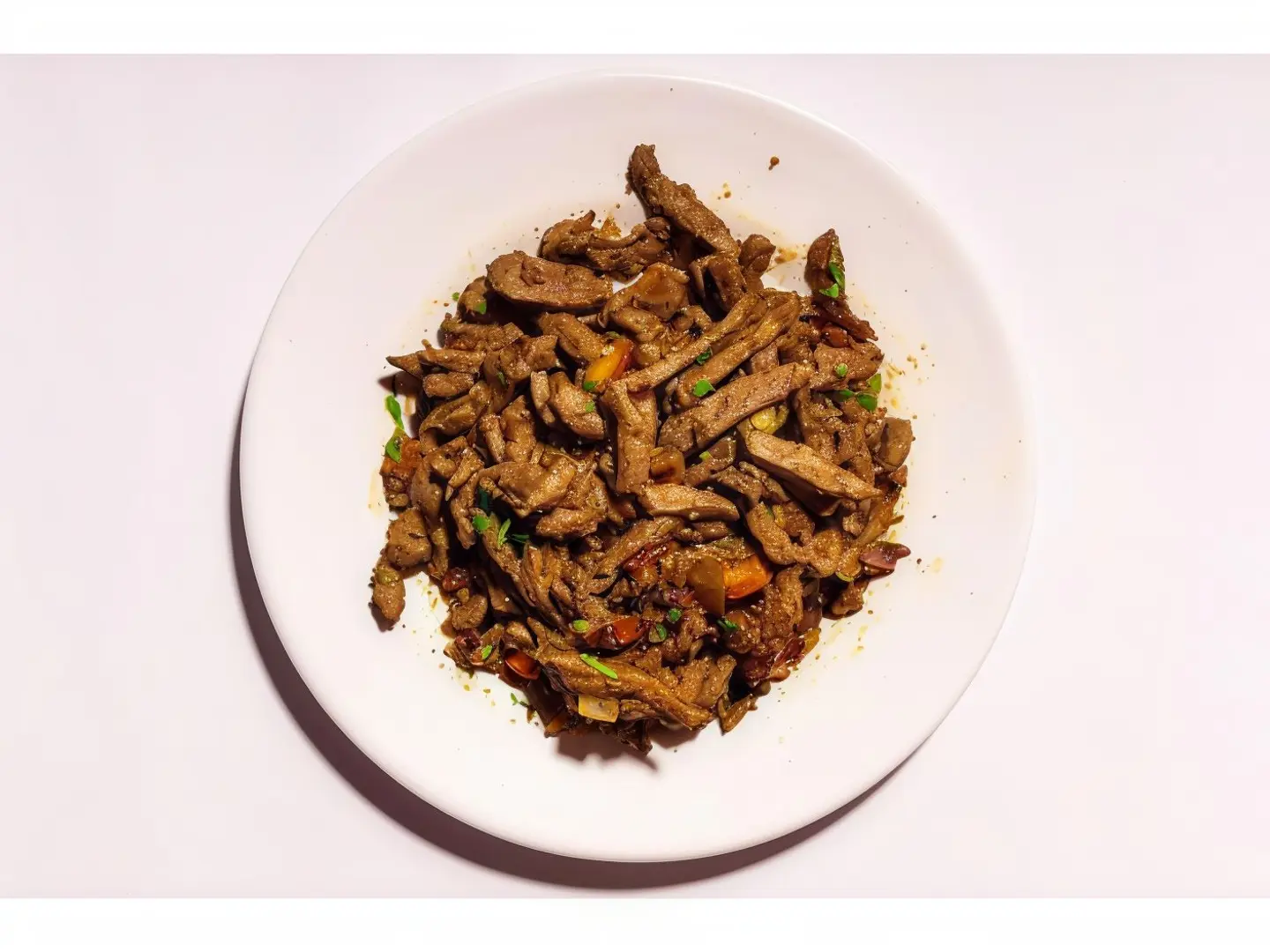 Baladi Liver On Saj Dish
