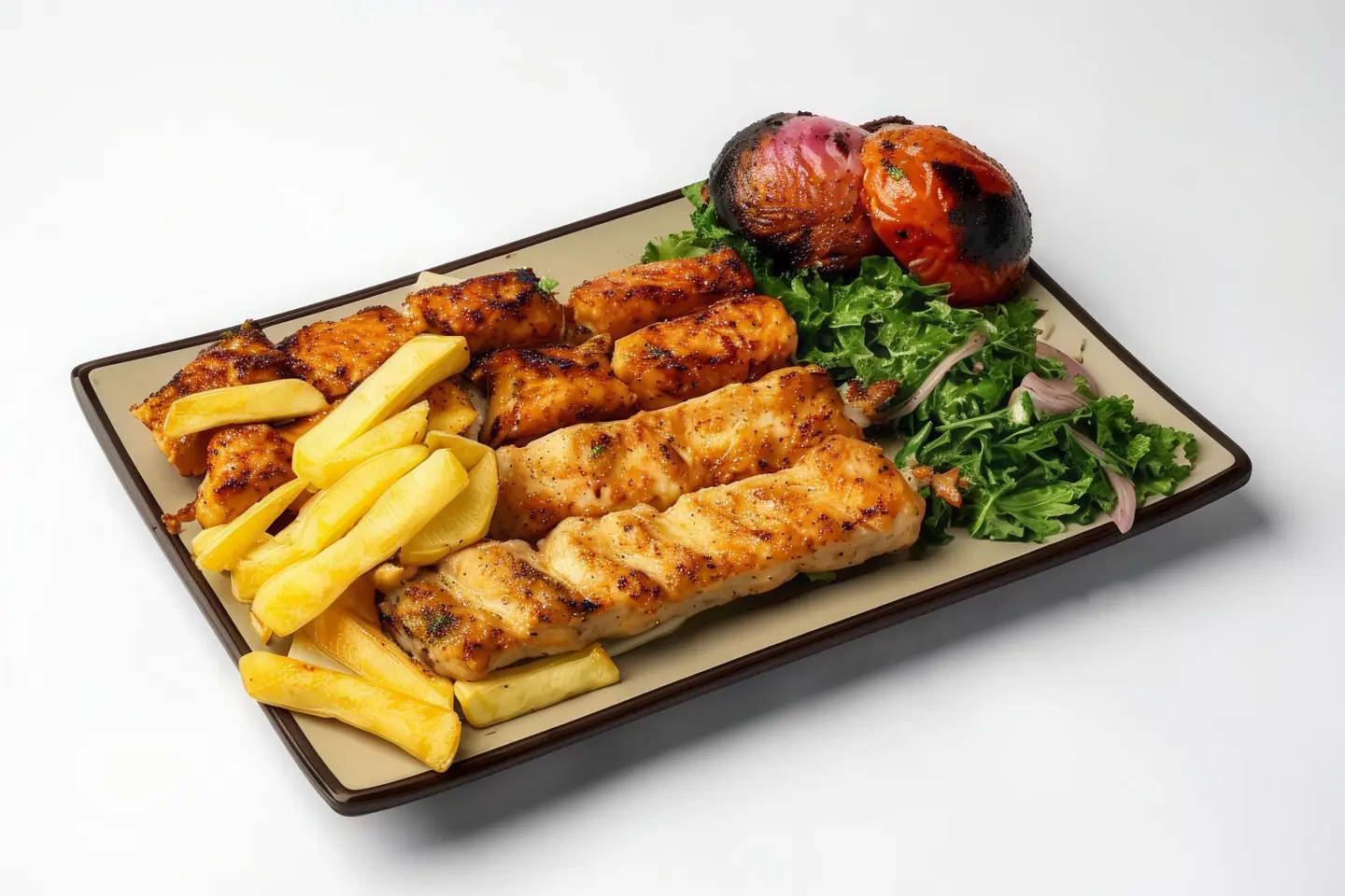 Mix Grilled Chicken For One Person