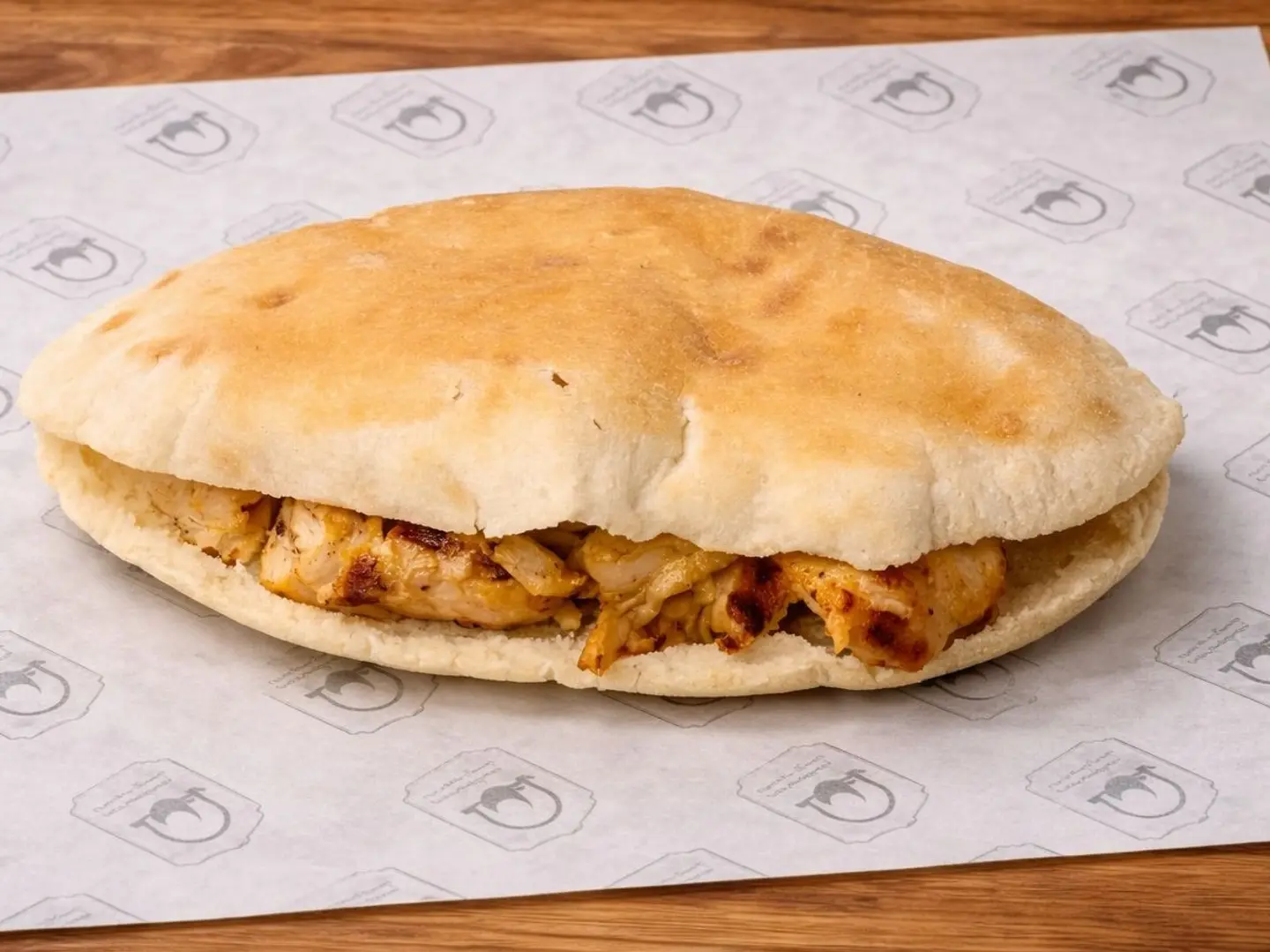 شاورما دجاج بخبز التنور العراقي