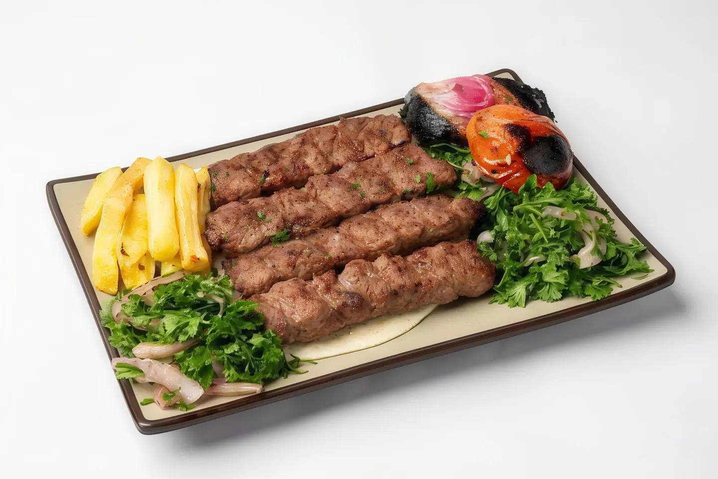 وجبة كباب لحم