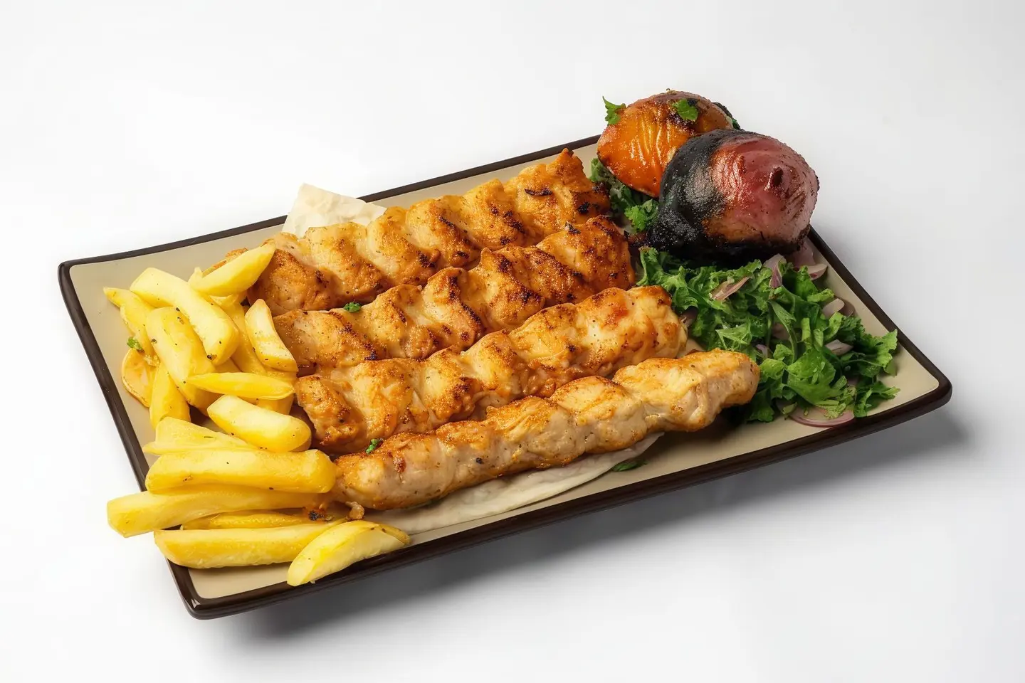 وجبة كباب دجاج