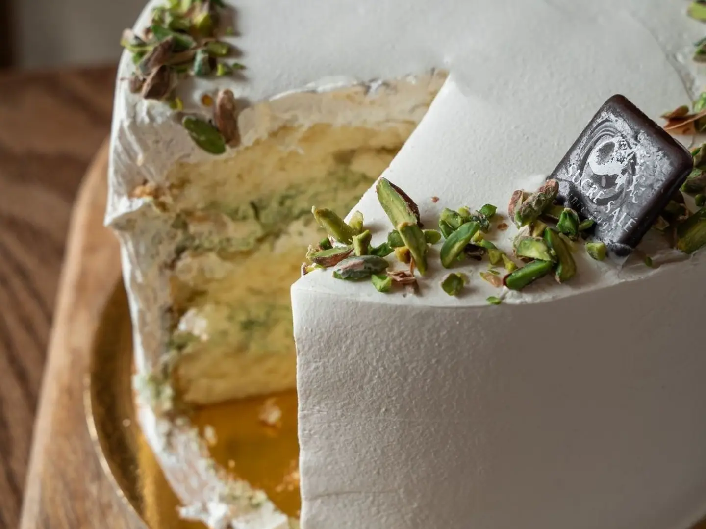 Pistachio Sponge Cake