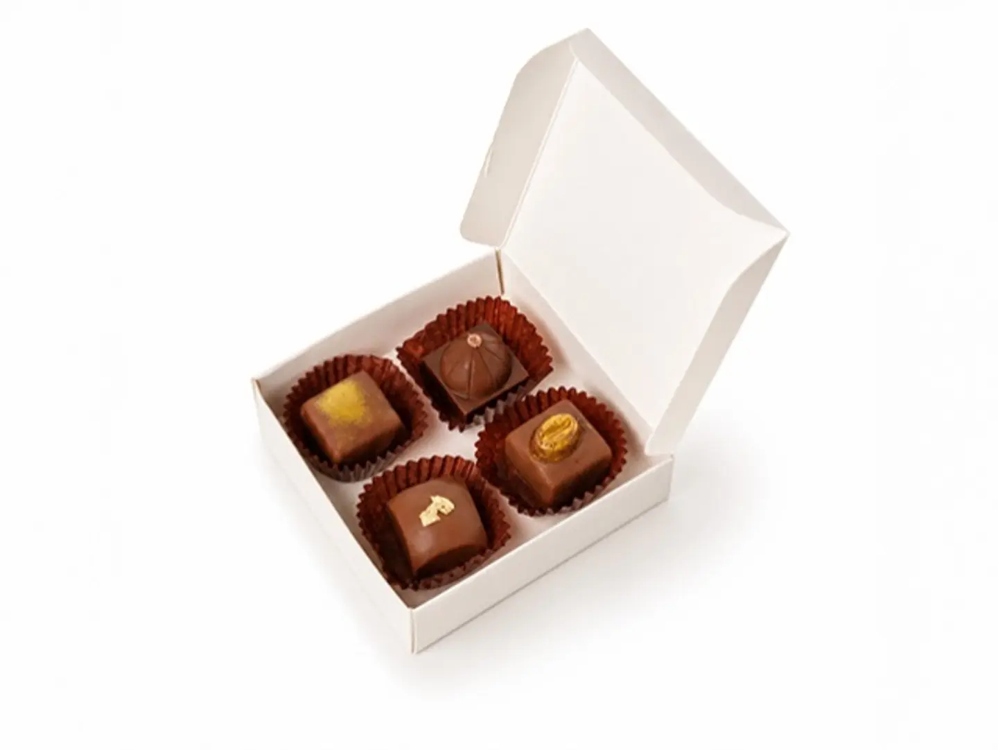 4 Piece Chocolate Box