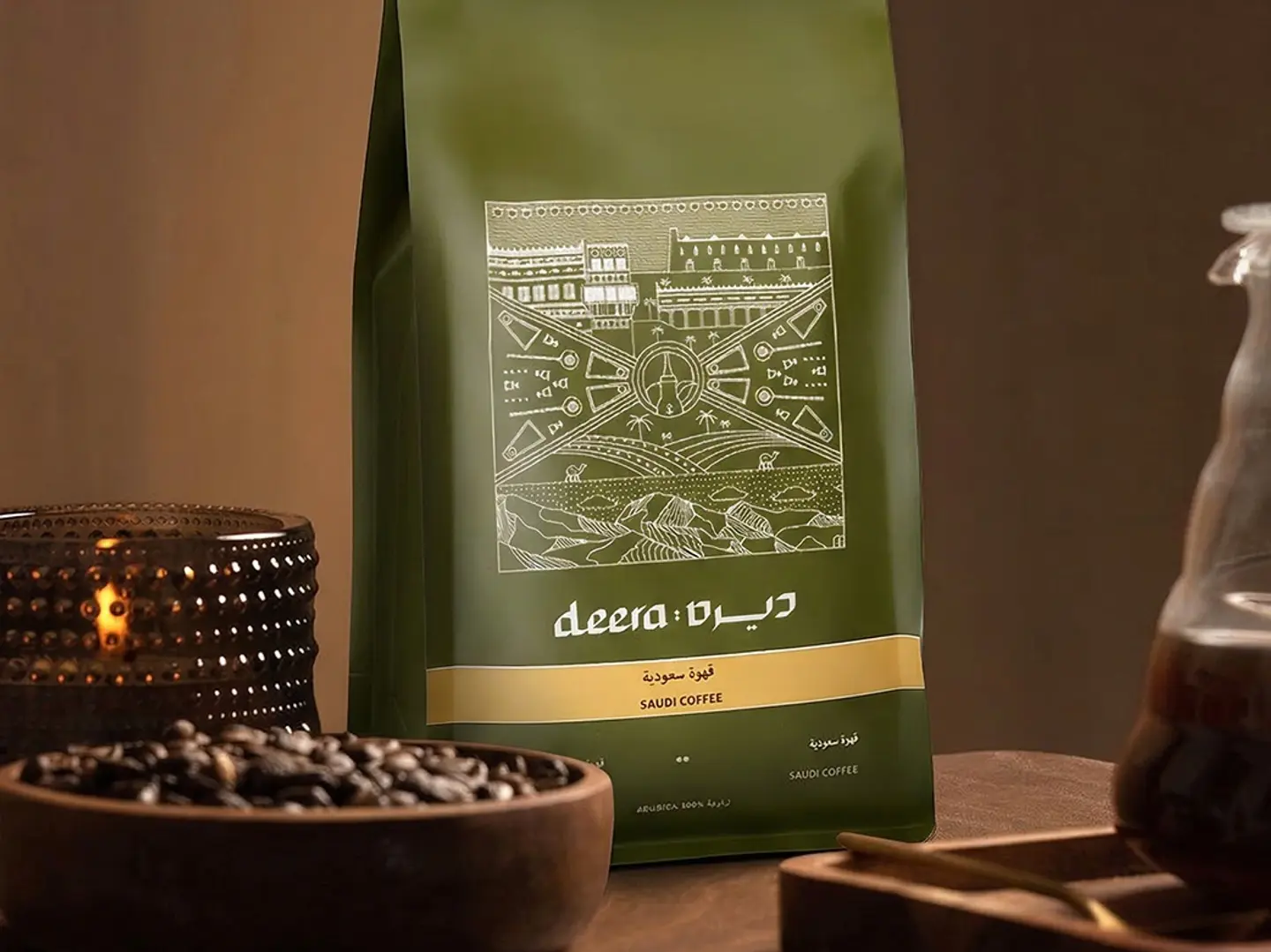 قهوة سعودية بالهيل