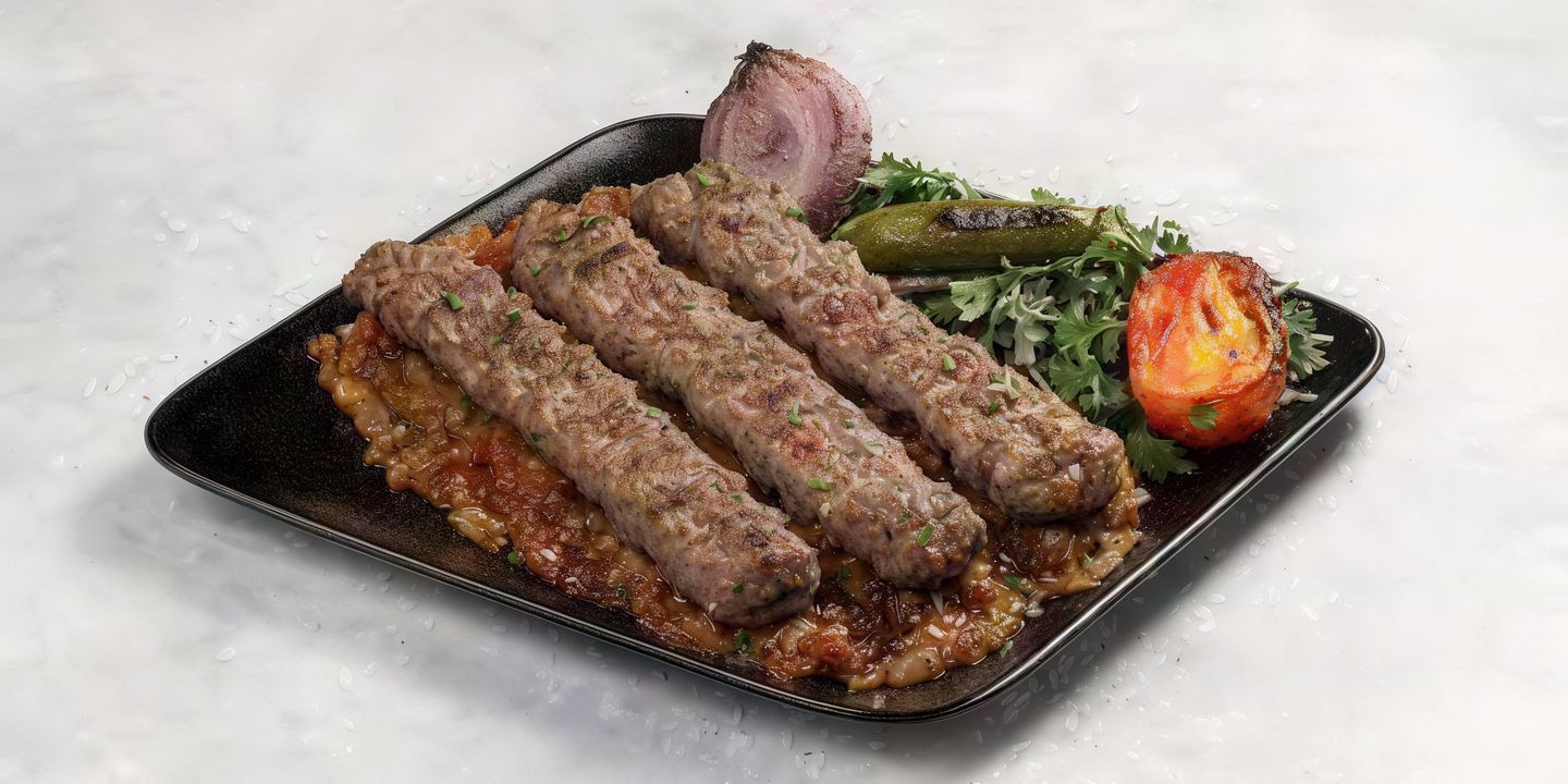 كباب مع ارز