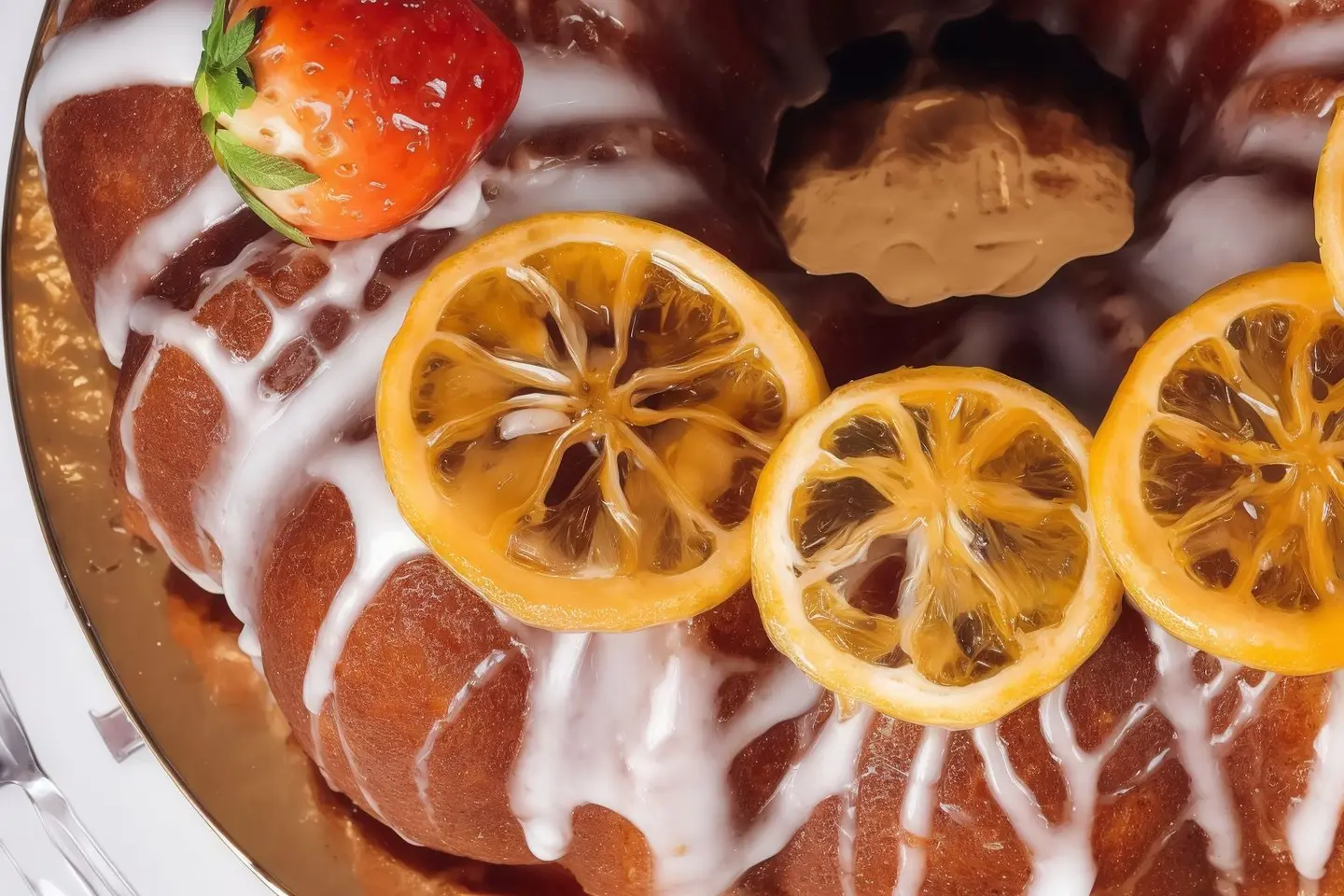 Lemon Pound Cake - Piece