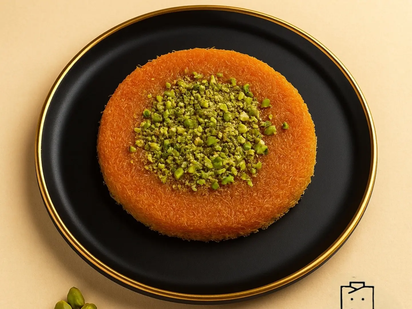 كنافه بالقشطة