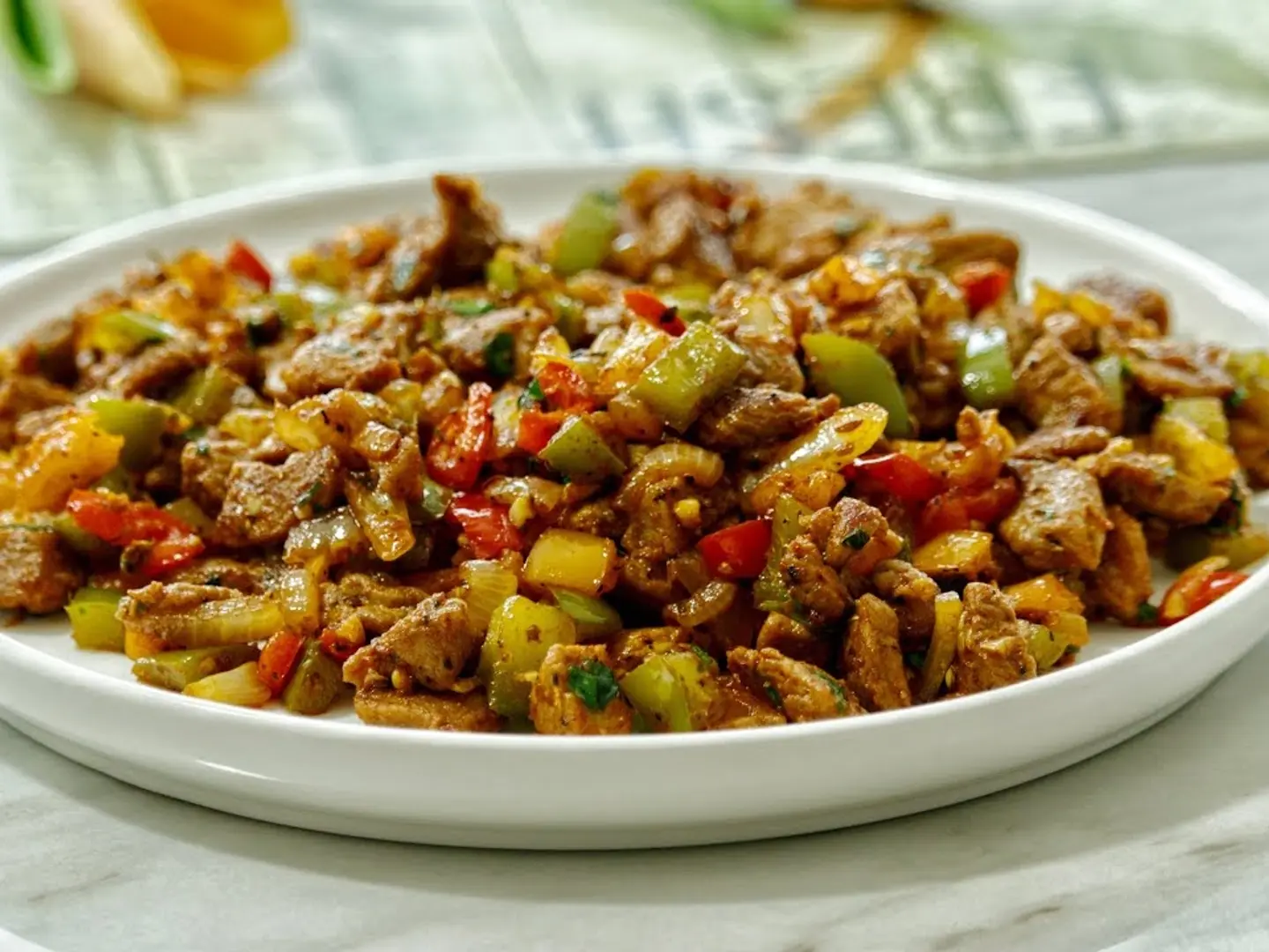 صحن مقلقل لحم