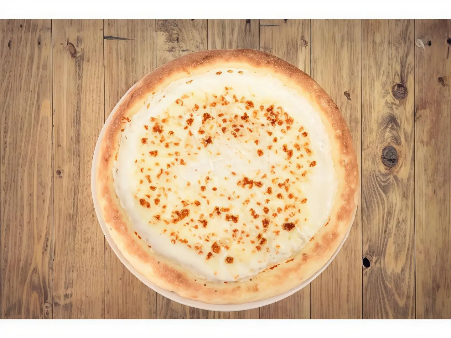 بيتزا جبن سائل