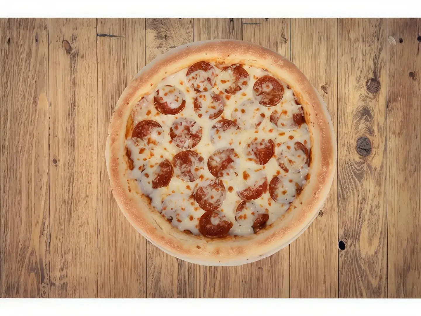 بيتزا بيبروني مع هوت دوق